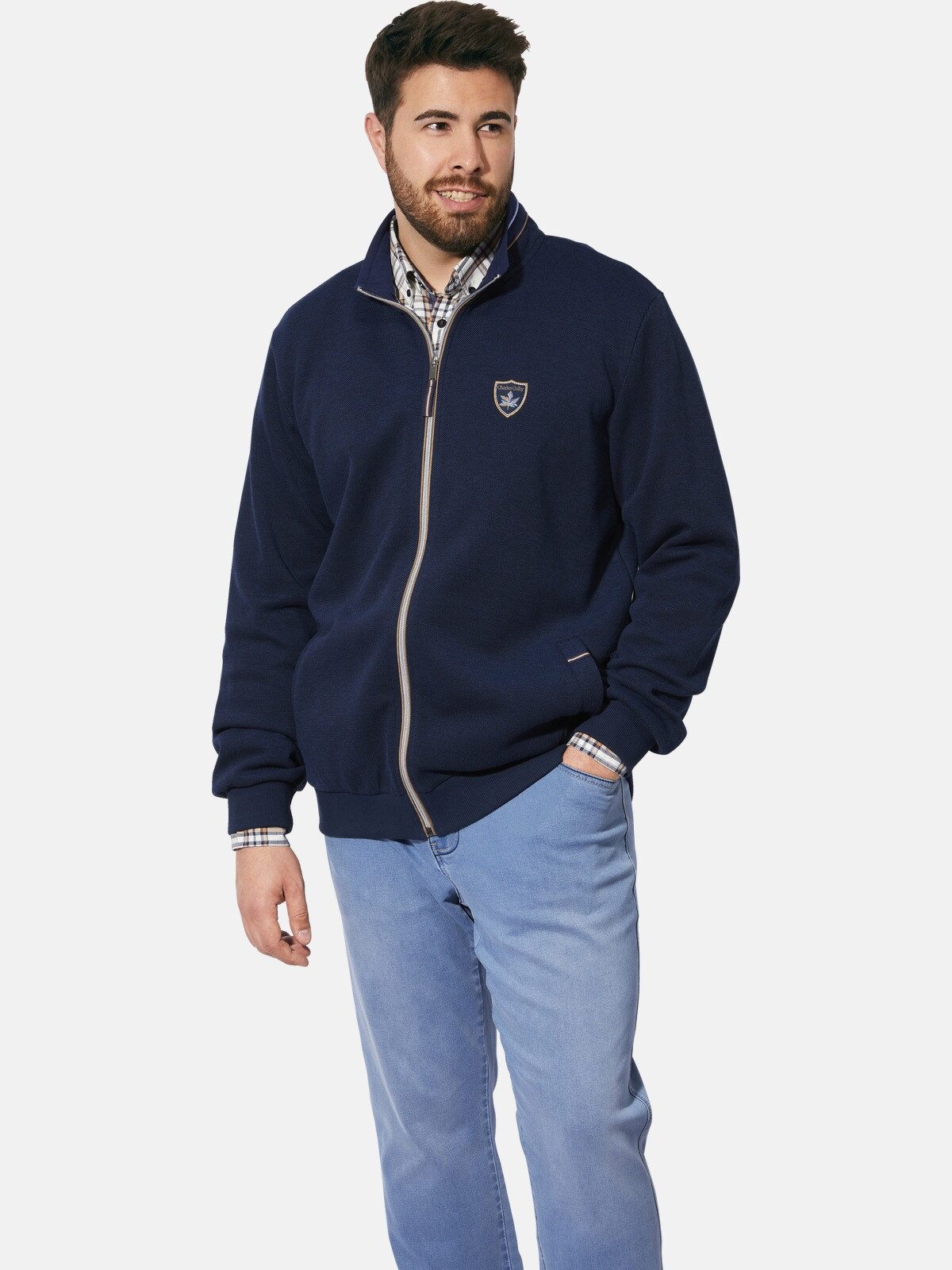 Charles Colby Sweatjacke DUKE FITZWILLOW mit günstig online kaufen