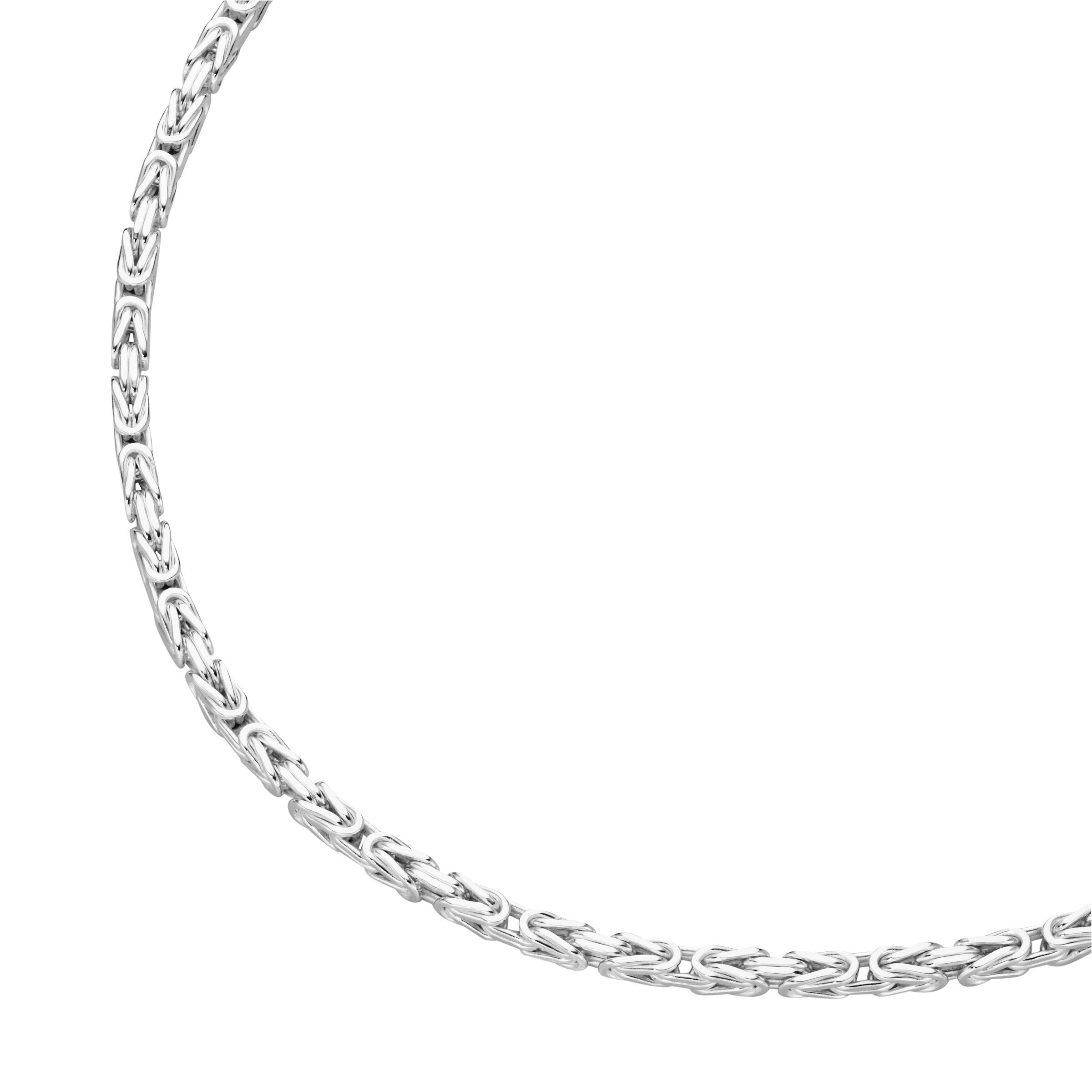 Damen Schmuck Smart Jewel Königskette Königskette massiv, Silber 925
