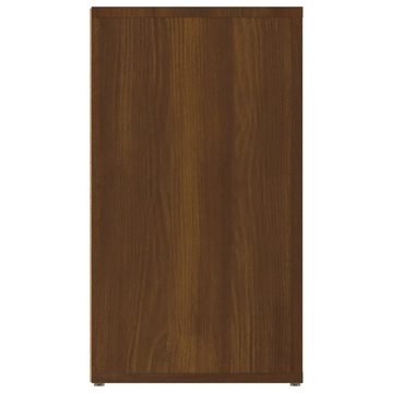 vidaXL Sideboard Sideboard Braun Eichen-Optik 80x30x54 cm Holzwerkstoff (1 St)