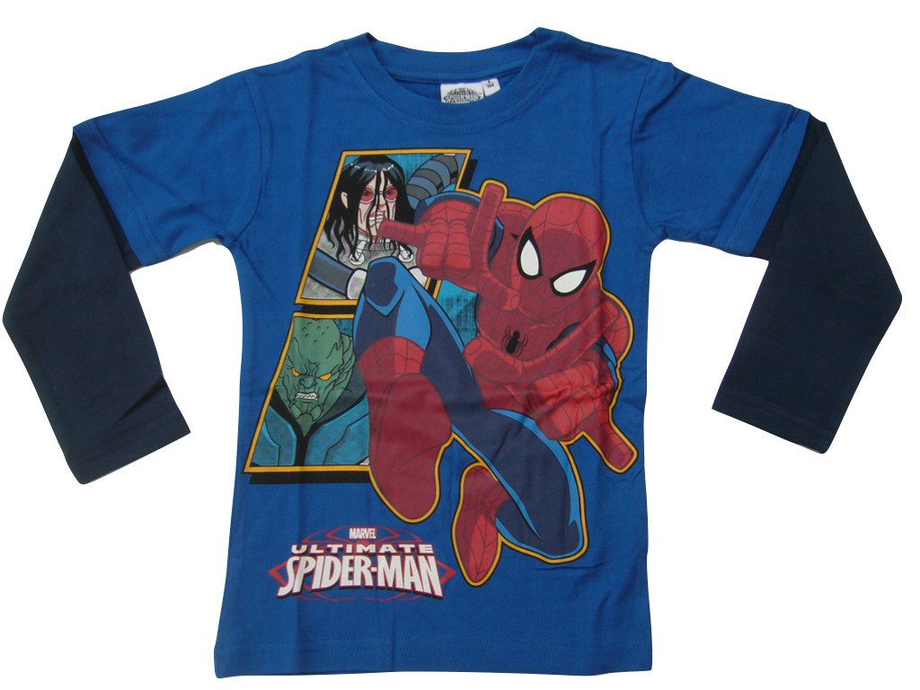 Spiderman Langarmshirt Spiderman Langarmshirt marine blau rot