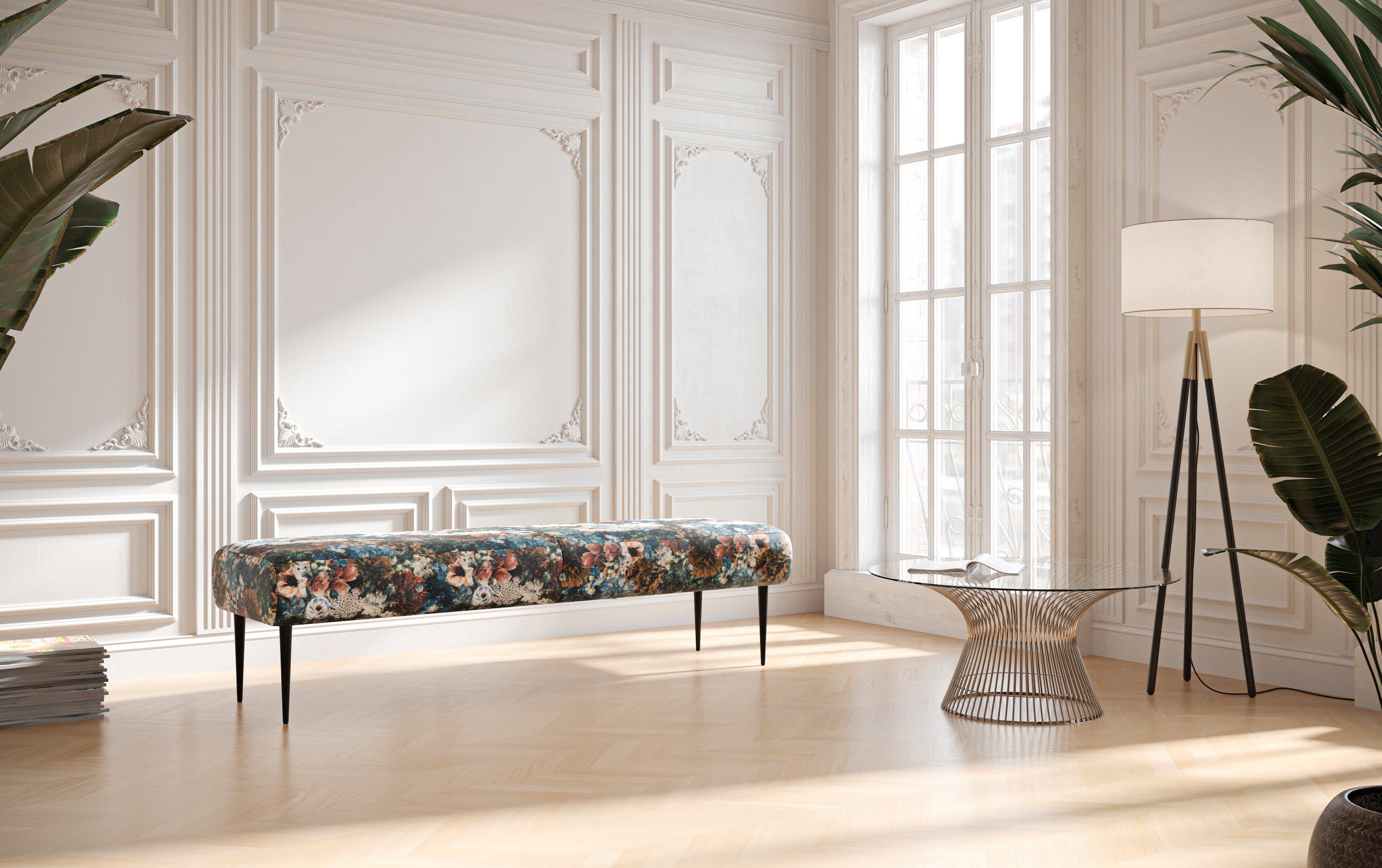 Home affaire 3-Sitzer Amber, mit Knopfheftung,in verschieden Stoffarten