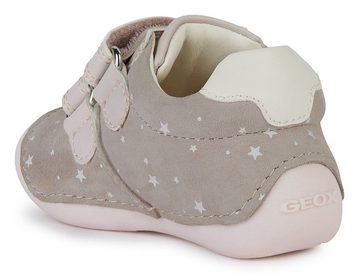 Geox B TUTIM B Lauflernschuh Sneaker, Klettschuh, Babyschuh mit zwei Klettverschlüssen