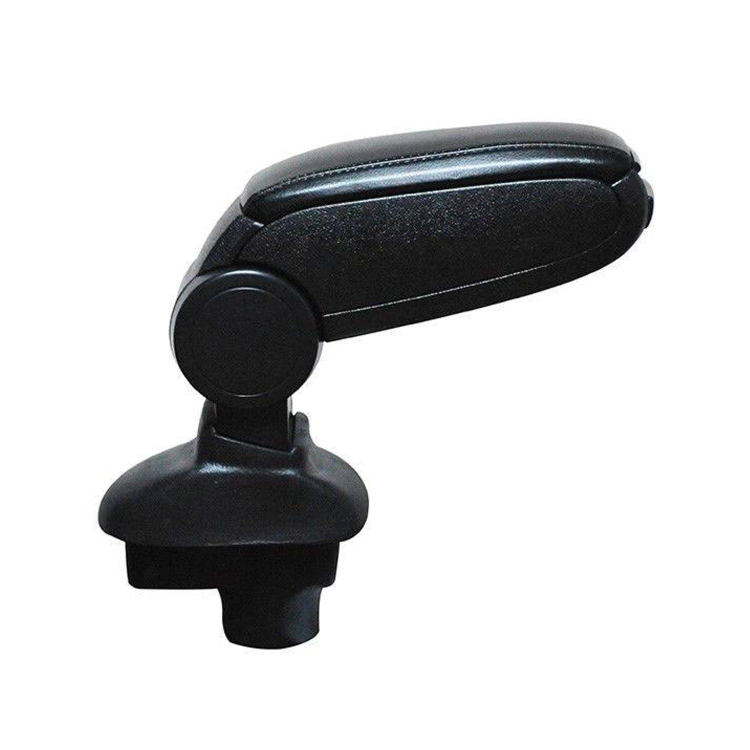 OMAC Armlehne Mittelarmlehne für Opel Corsa D 2006-2014 PU-Leder ABS Schwarz, Langlebig,Multifunktional,Einfache Installation