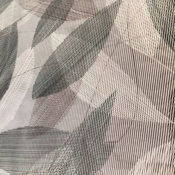 Schiebegardine 80769 ABBE Schiebegardine, halb-transparent, Bambus-Optik, 260x60 cm, Schmidt Gard, (1 St), 100% Polyester