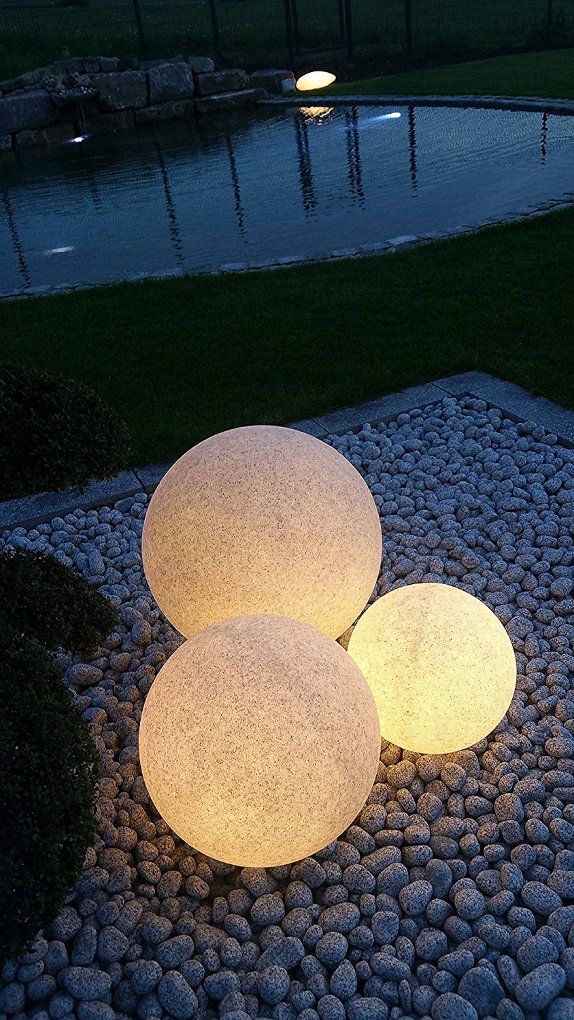 TRANGO Gartenleuchte, nicht dimmbar, 3er Set günstig online kaufen