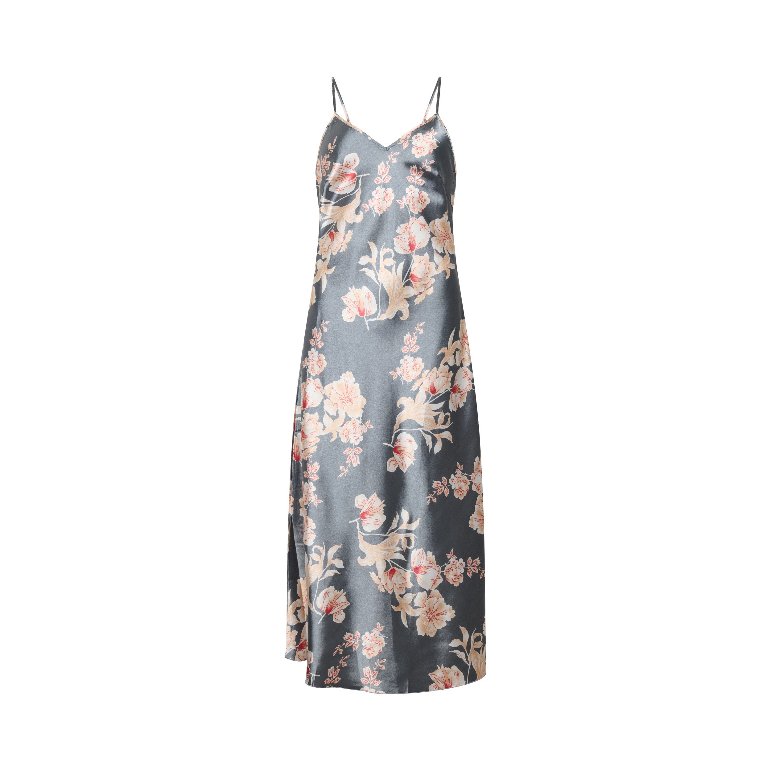 Elegant Love Schlafanzug Satin Maxikleid mit günstig online kaufen