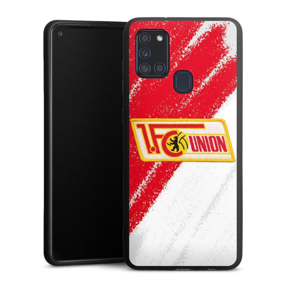 DeinDesign Handyhülle Offizielles Lizenzprodukt 1. FC Union Berlin Logo, Samsung Galaxy A21s Silikon Hülle Premium Case Handy Schutzhülle