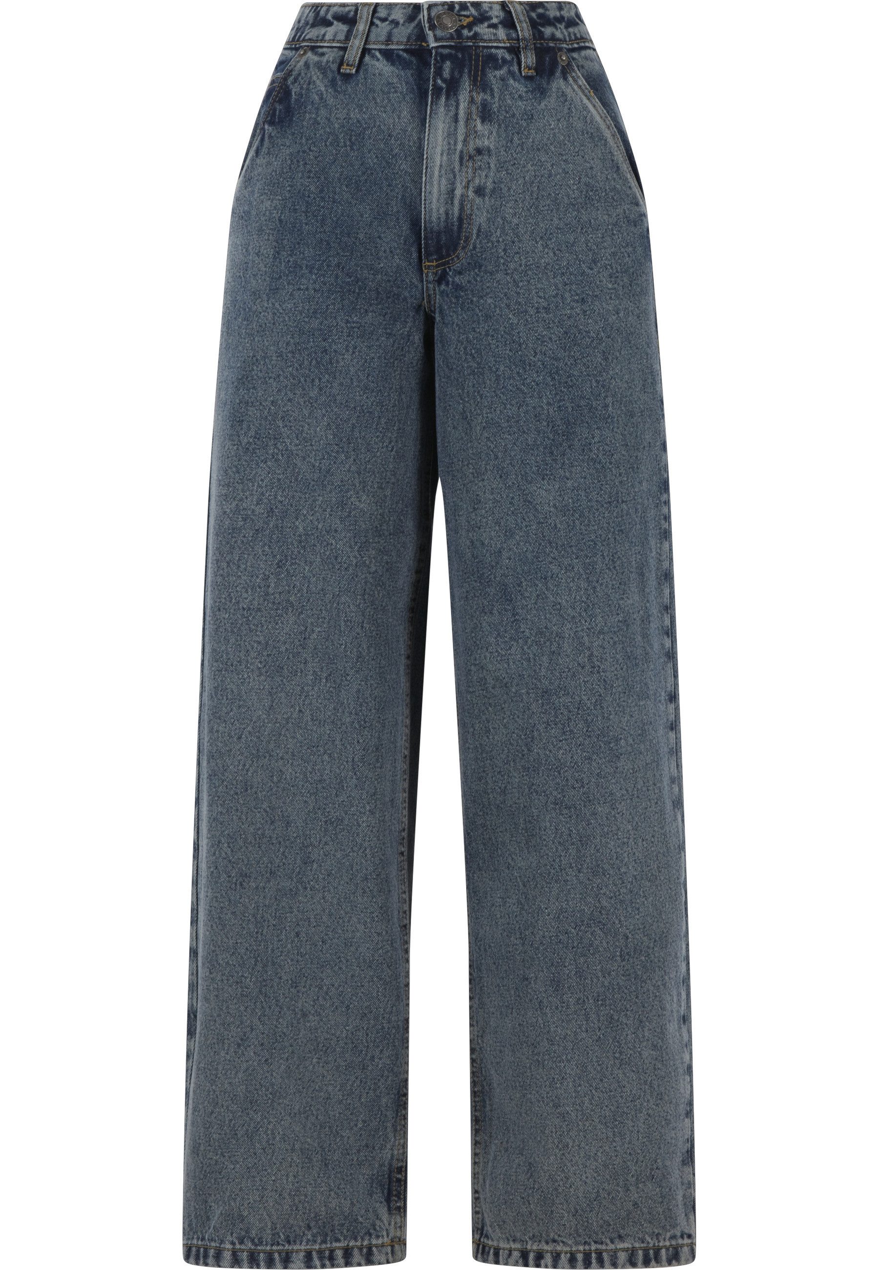 URBAN CLASSICS Bequeme Jeans Urban Classics Ladies Tapered Baggy Jeans