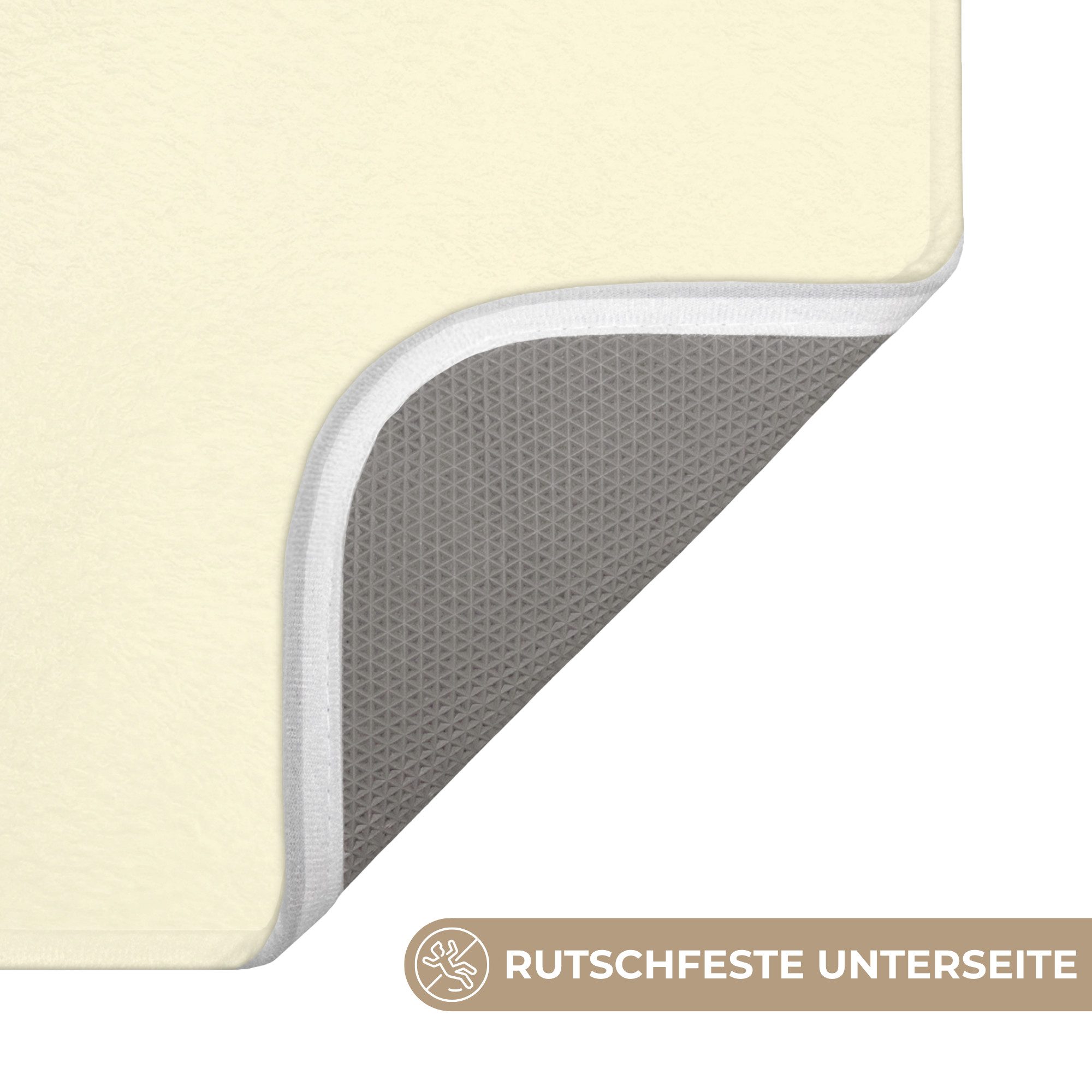 OnlyWow Badematte Illustration - Cowboystiefel - Muster, Höhe 10 mm, Polyester, Rechteckig, Badezimmerteppich, Badteppich, Rutschfest, Duschvorleger, Duschmatte