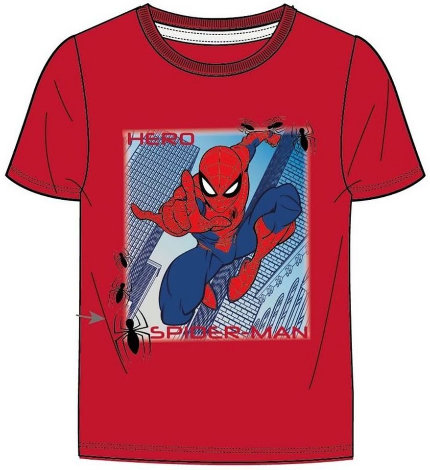Spider T-Shirt SPIDERMAN Jungen Shirt Spiderman T-SHIRT Man