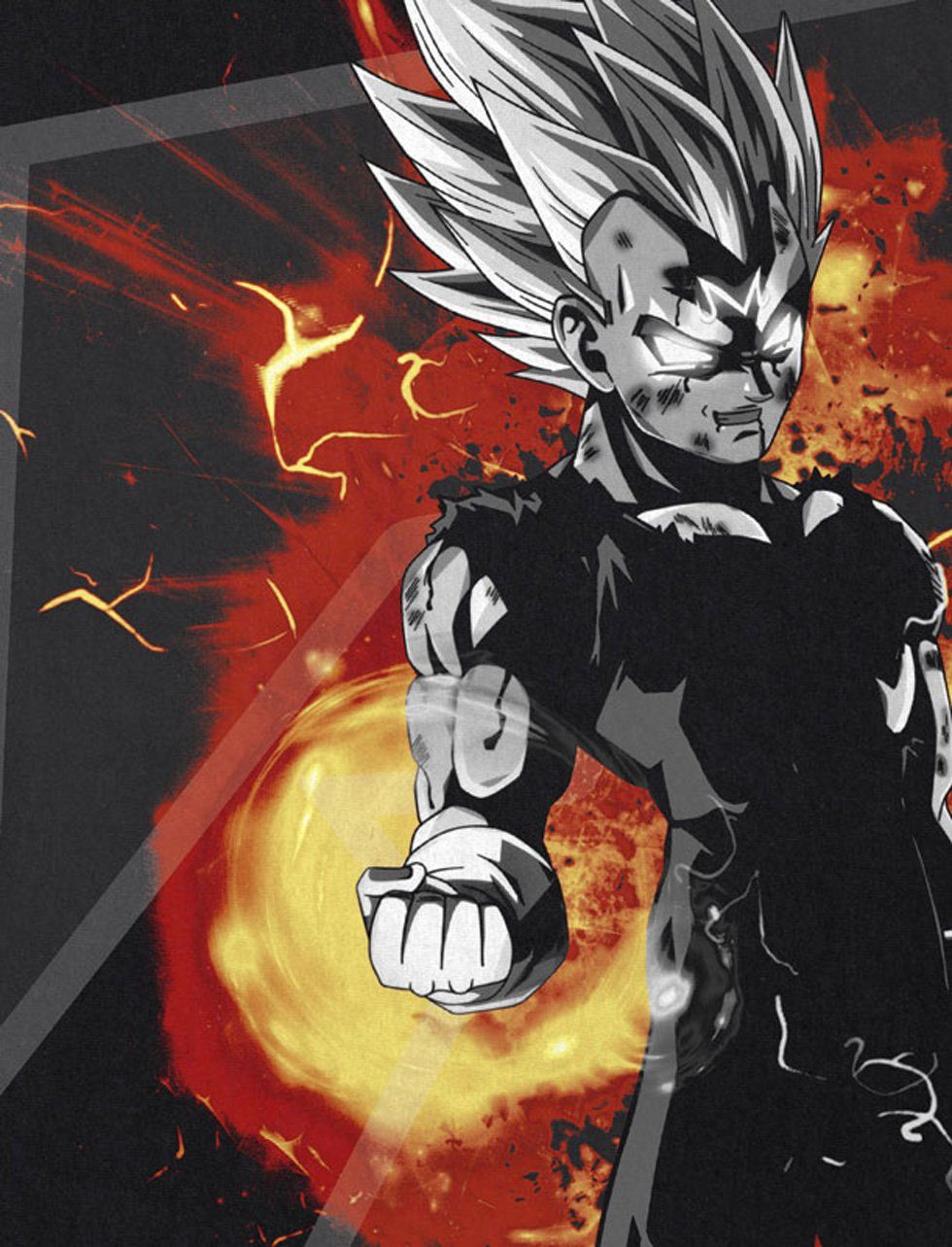 style3 T-Shirt Vegeta Z Gold god modus dragonball z gt songoku breakers dai günstig online kaufen