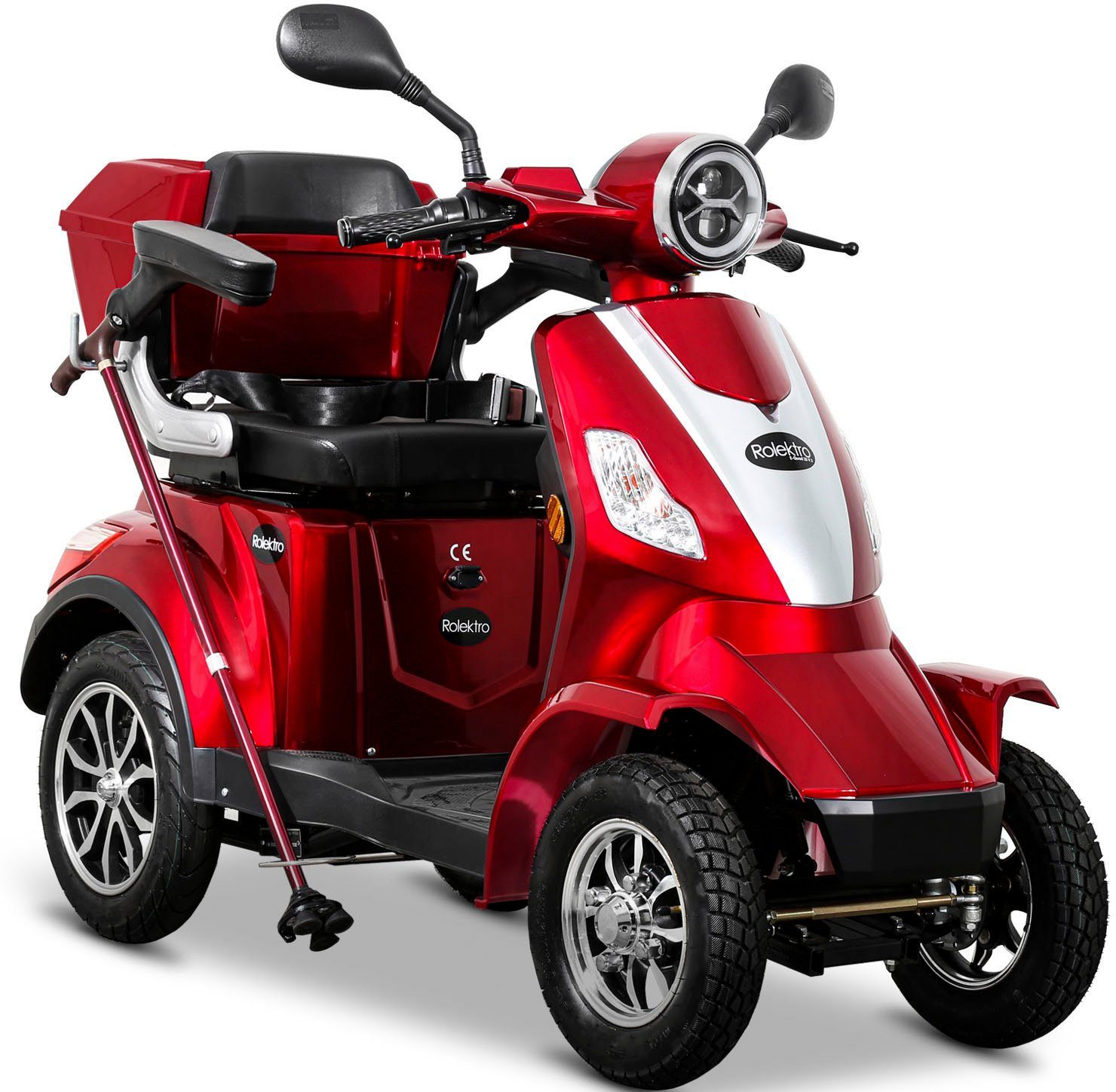 Rolektro Elektromobil E-Quad 15, Blei-Gel-Akku, 1000 W, 15 km/h, (mit Topcase) | Elektromobile