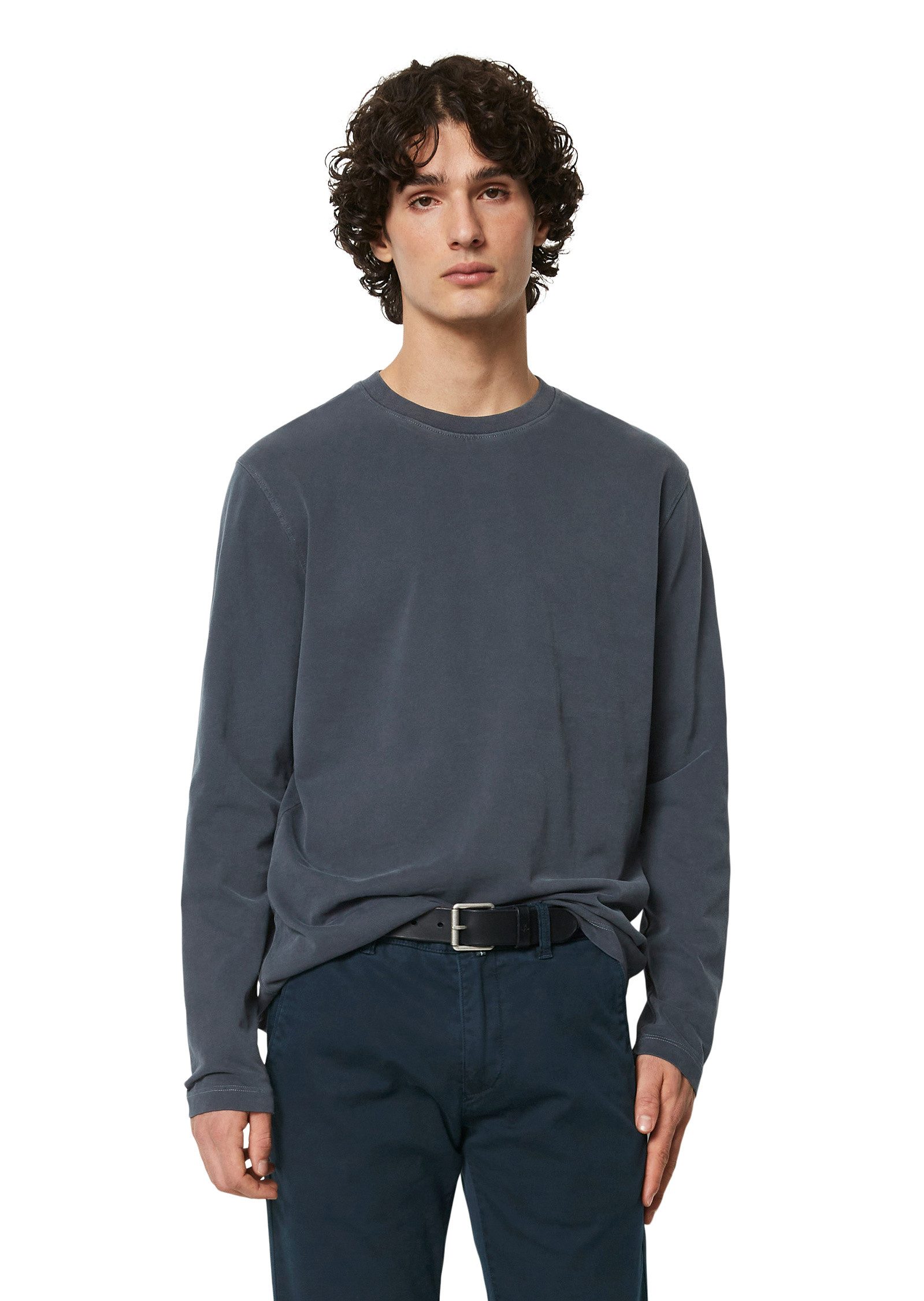 Marc O'Polo Langarmshirt aus Organic Cotton günstig online kaufen