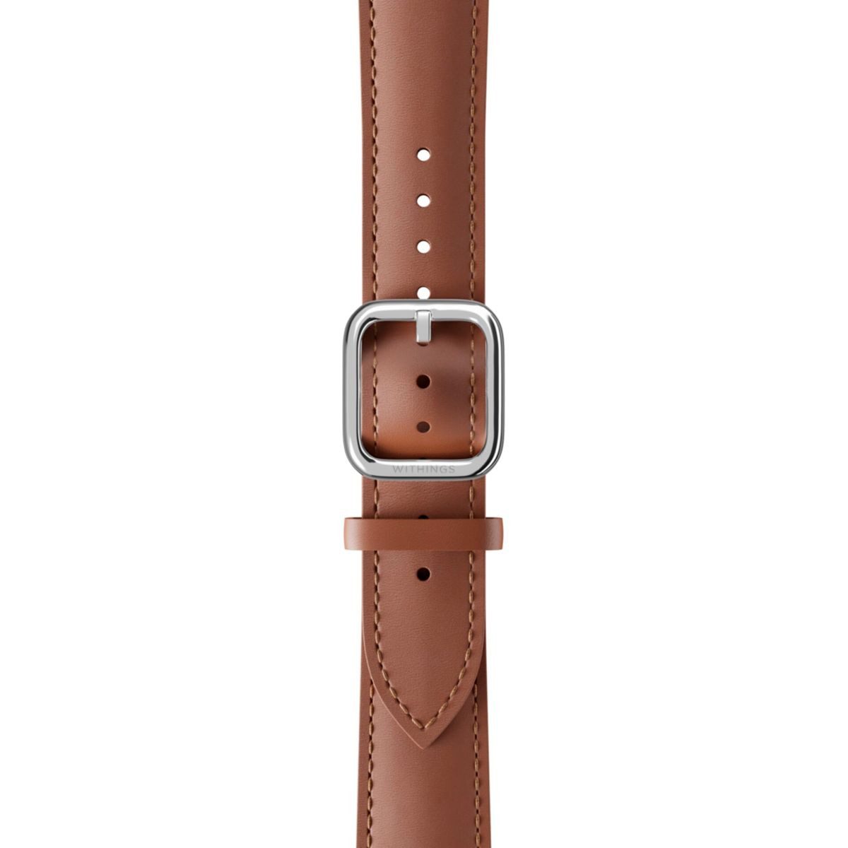 Withings Smartwatch-Armband Leather Wristband 18mm, Echtes Kalbsleder