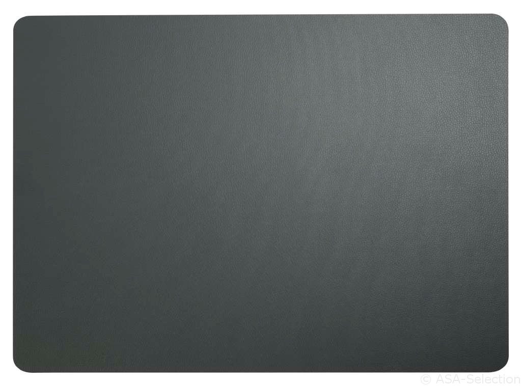 ASA SELECTION Platzset Tischset Lederoptik basalt 46 x 33 cm, Tischwäsche