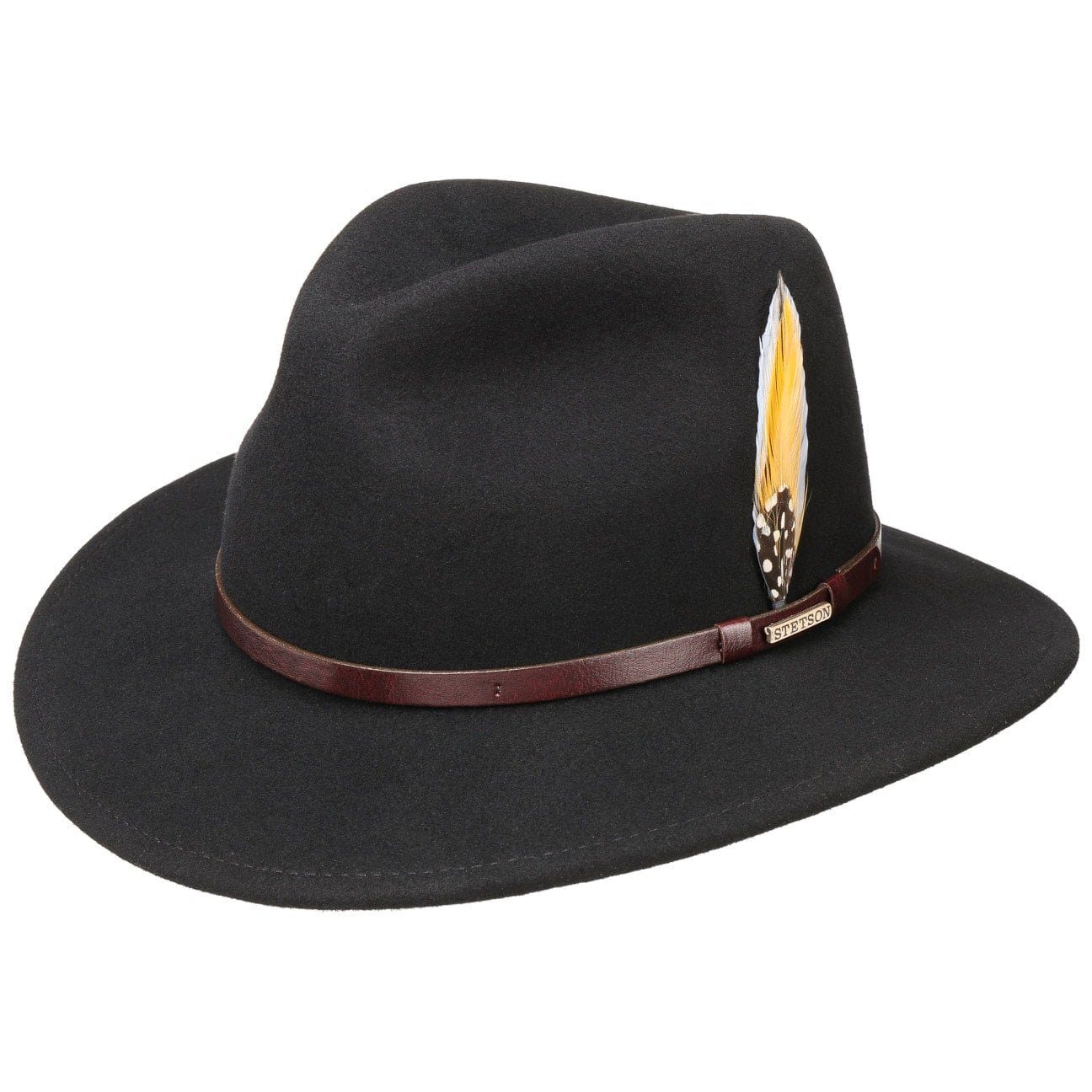 Stetson Filzhut (1-St) Wollhut mit Lederband, Made in USA