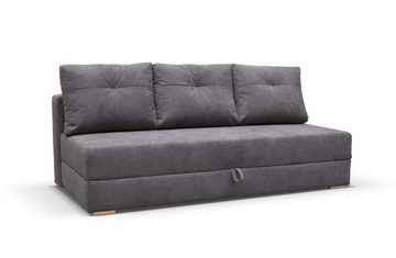 Beautysofa 3-Sitzer Dafne, mit Bettkasten, Schlaffunktion, Couch, Schlafsofa, Sofa