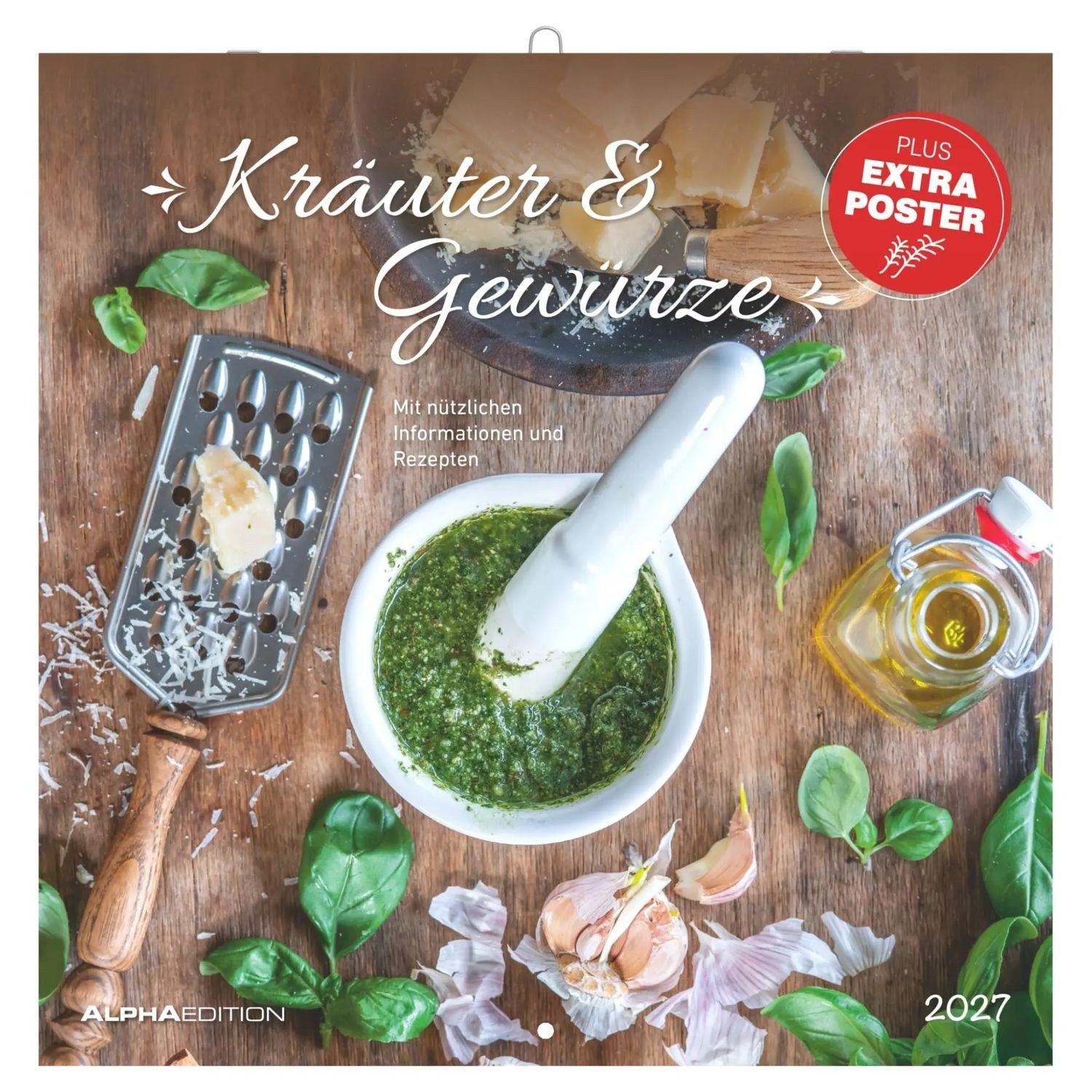 NEUMANN Wandkalender Kräuter und Gewürze 2027