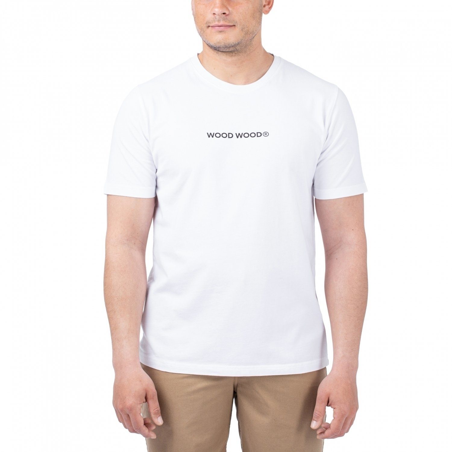 WOOD WOOD T-Shirt Wood Wood Sami Logo Tee Bright White