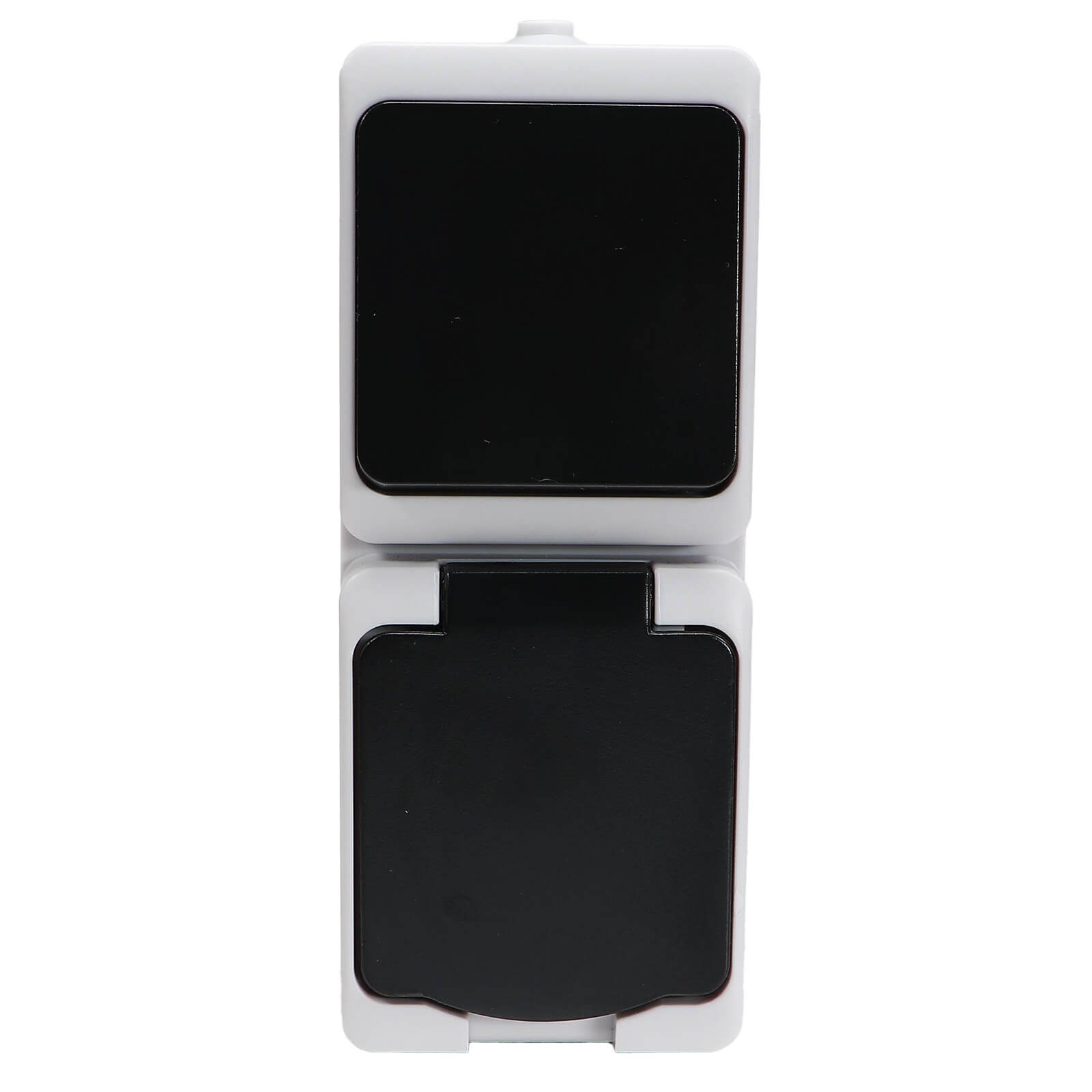 REV Ritter GmbH Aufputz-Steckdose 3er Set REV AquaMini Feuchtraum Schalter Kombination, 3-St.