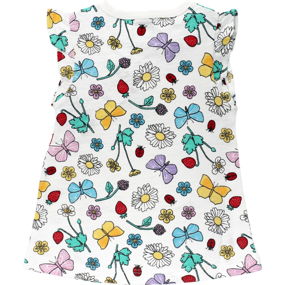 Villervalla Jerseykleid Flower Mädchen (1-tlg) Bekleidung, Outfit, Dress, Robe, Sommerkleid