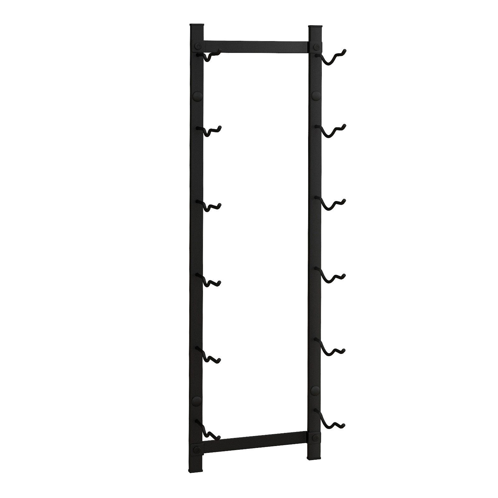 KOMFOTTEU Weinregal Wand-Weinregal, hängendes Flaschenregal, Schwarz