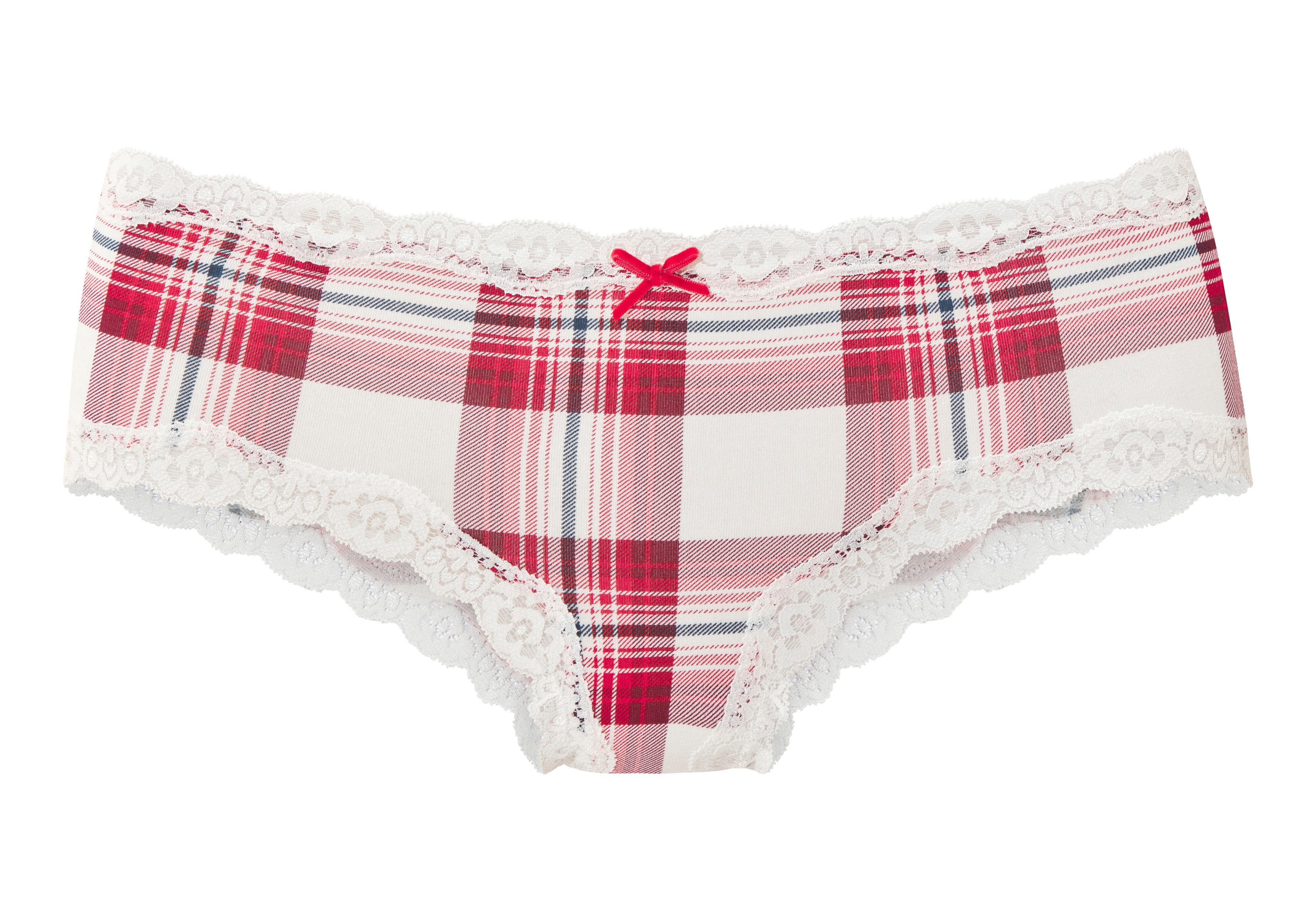 LASCANA Hipster (2er-Pack) mit feiner Spitze und weihnachtlichen Prints – Bild 3 von 4