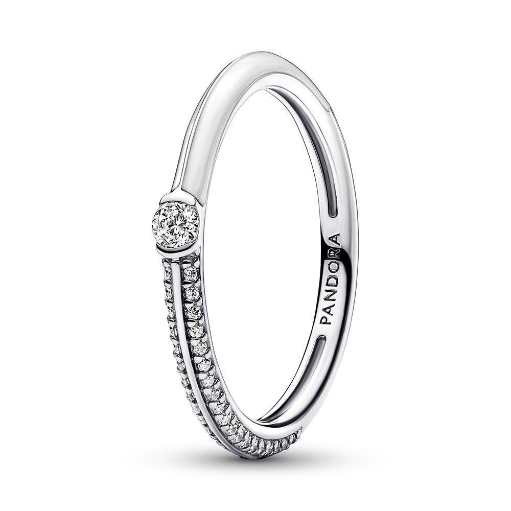 Pandora Fingerring ME Ring für Damen aus 925er Sterlingsilber mit Zirkonia von PANDORA