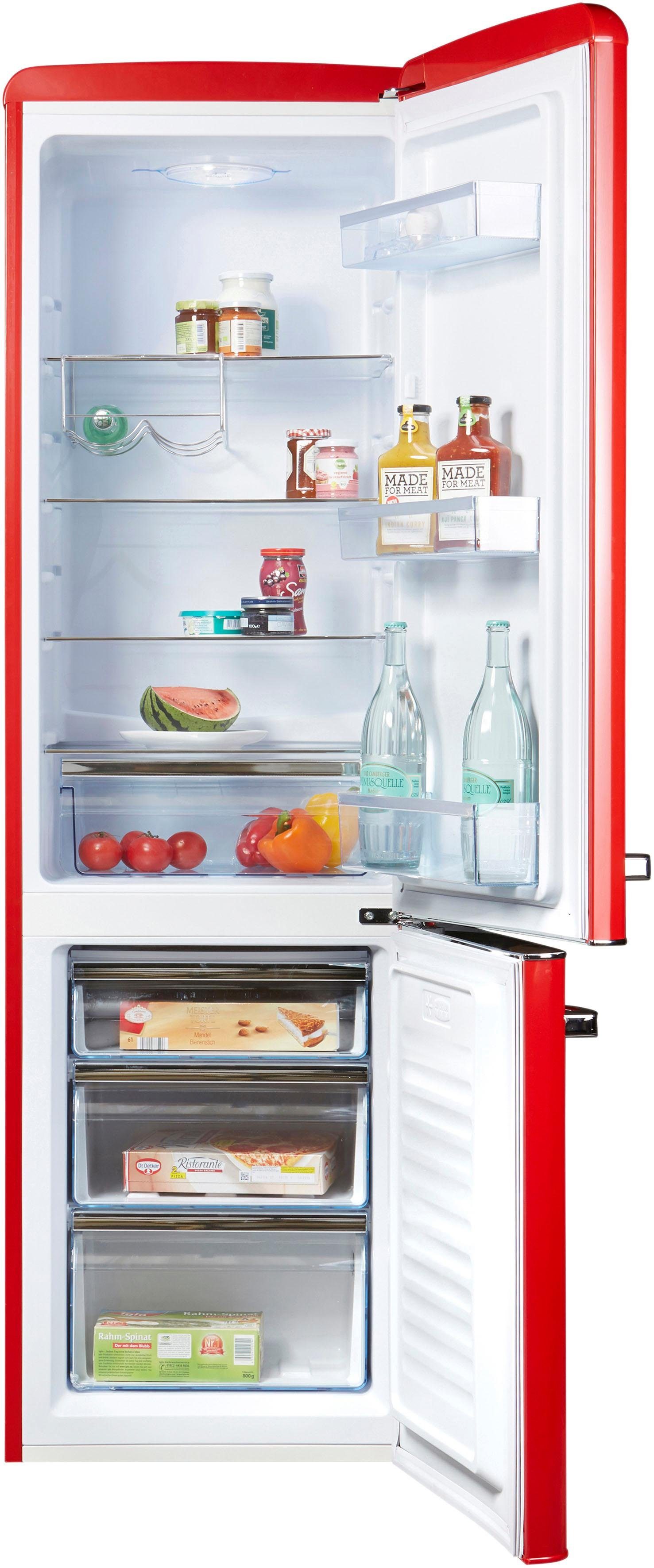 Amica Kühl-/Gefrierkombination KGCR 387 100R, 181 cm hoch, 55 cm breit