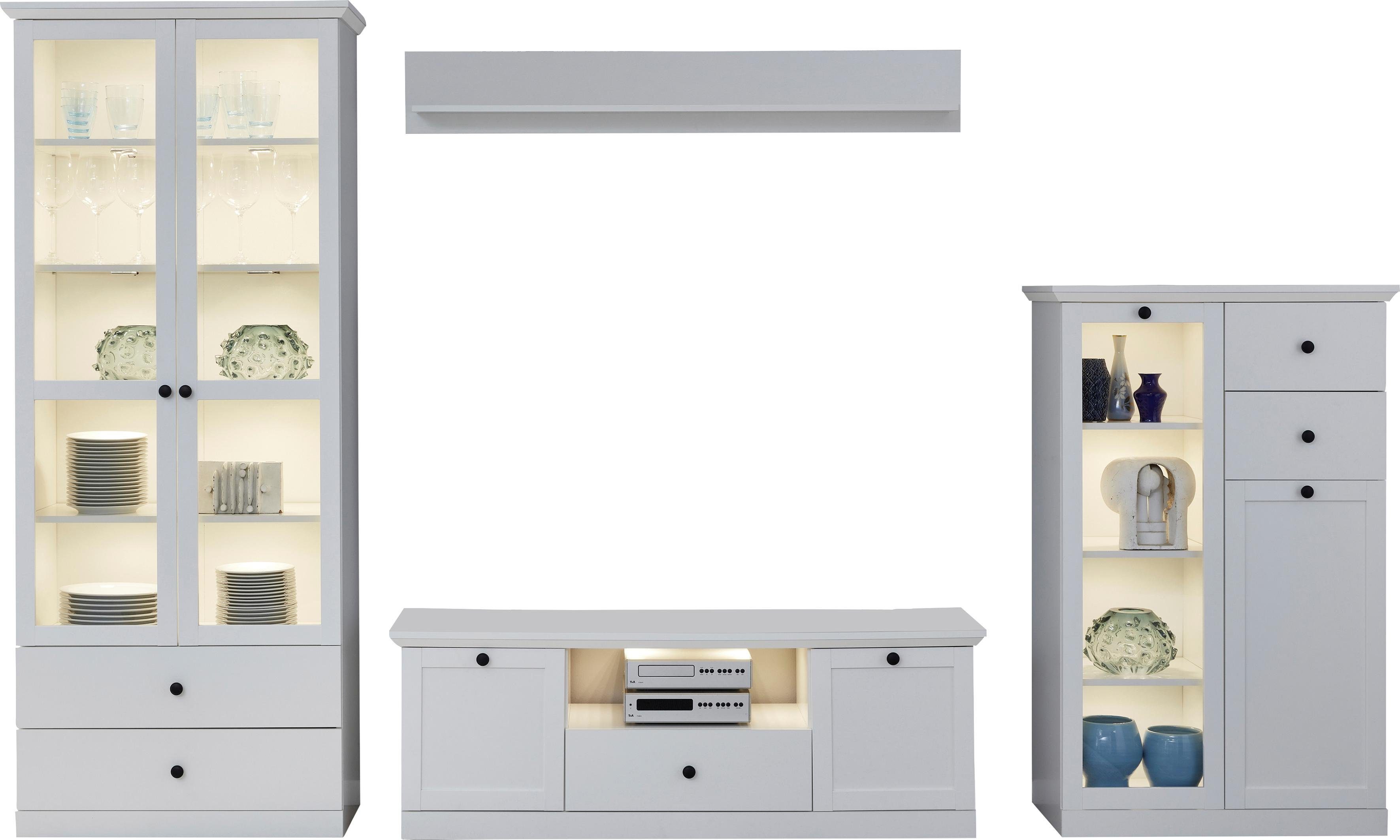 Home affaire Wohnwand "Örebro", (Set, 4 St.), Wohnzimmermöbel im zeitlosen günstig online kaufen