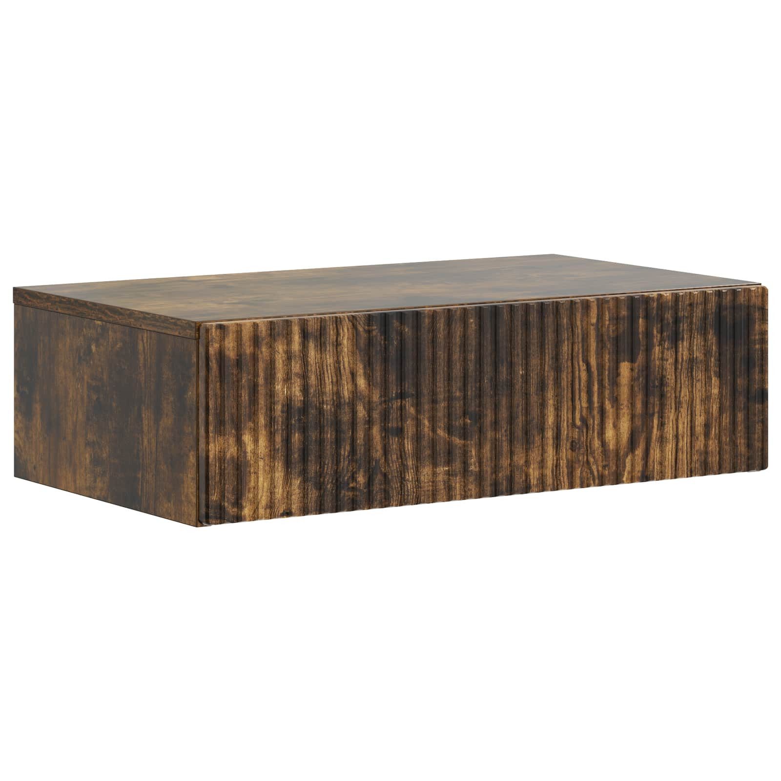 vidaXL Schranksystem Wandmontierter Beistelltisch 59 x 34,5 x 17 cm Holzwerkstoff (1-St)