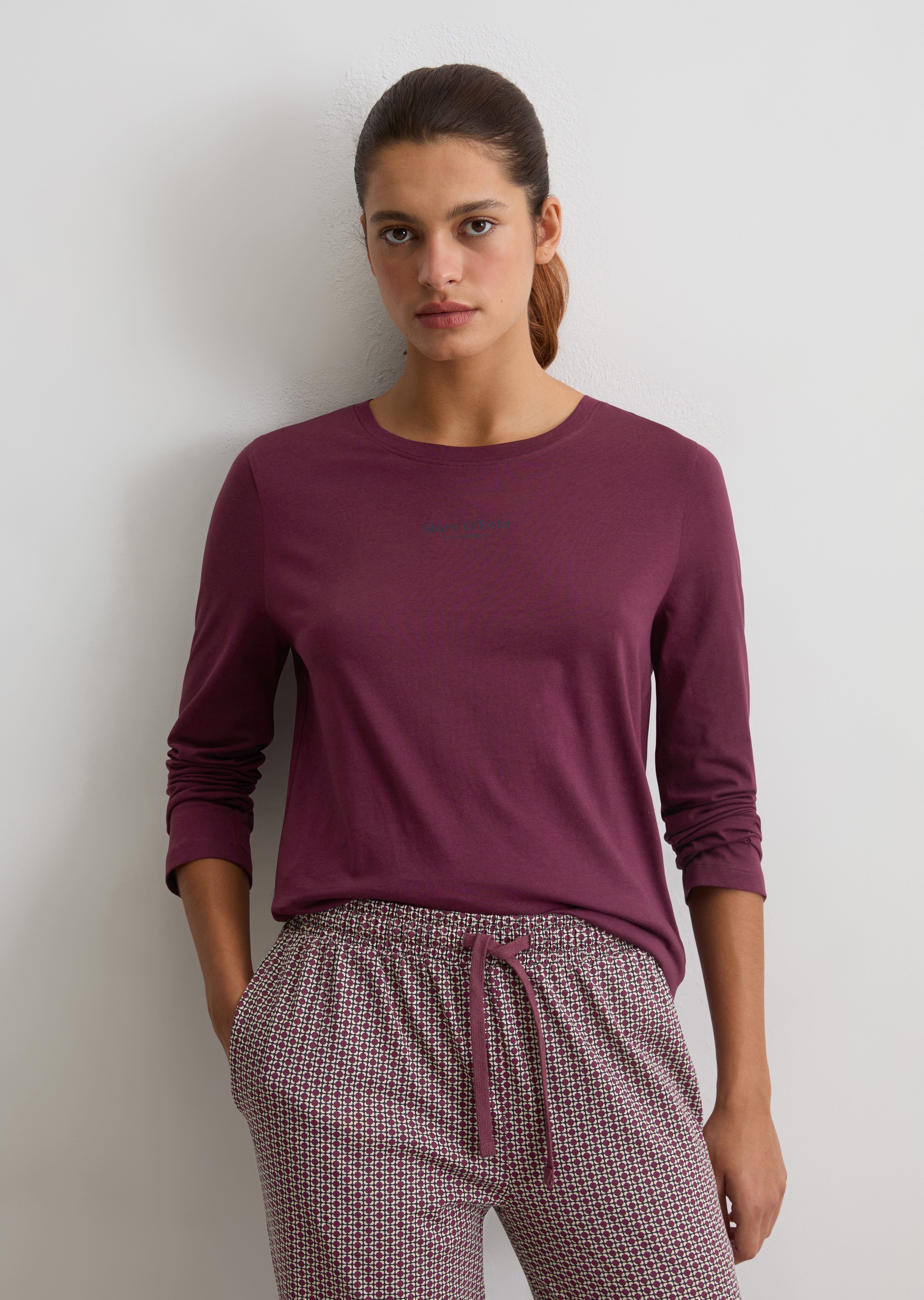 Marc O'Polo Langarmshirt Rundhalsausschnitt, langärmelig, leicht günstig online kaufen