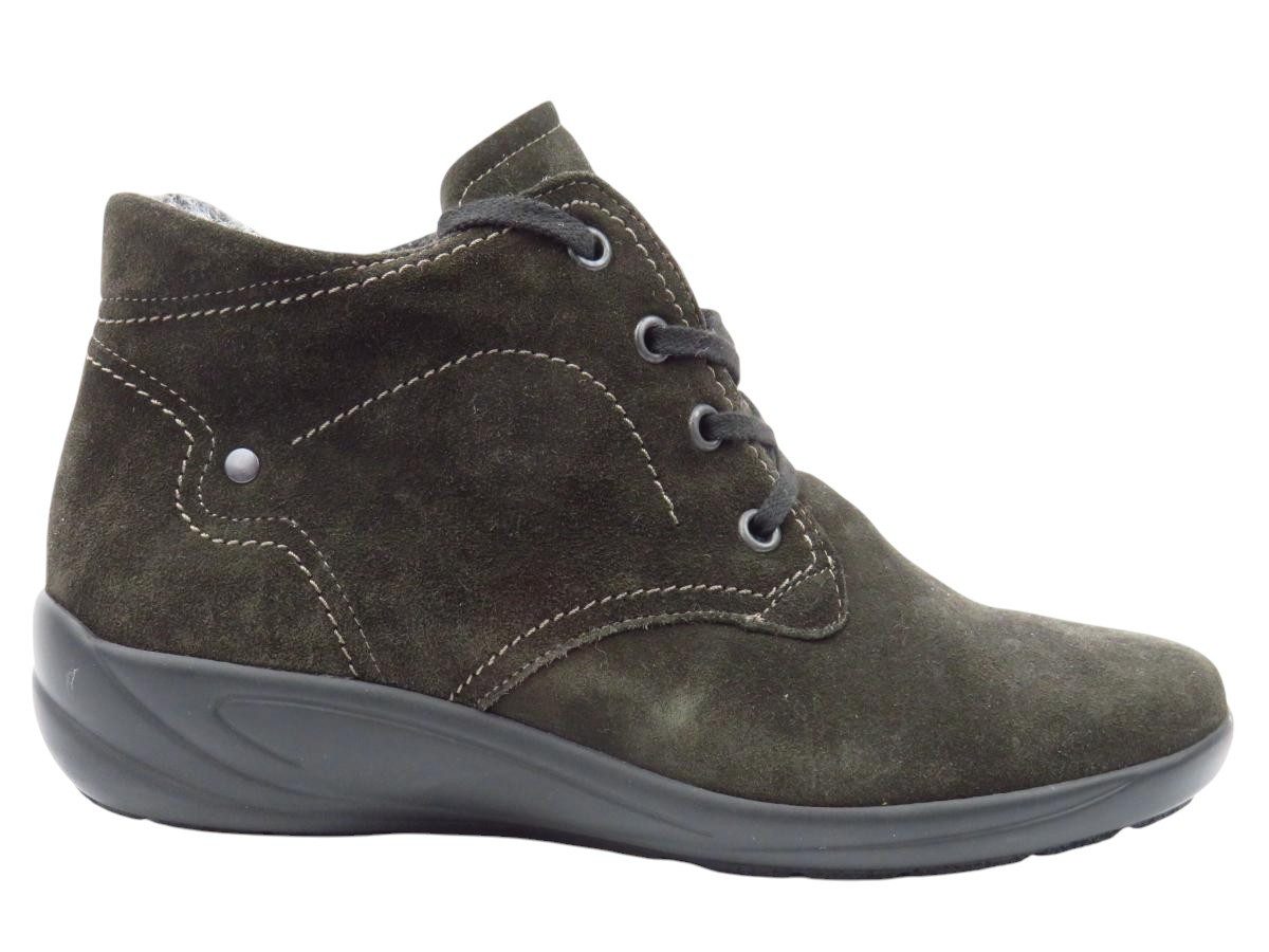 Kalbvelour anthraztt Winterstiefel