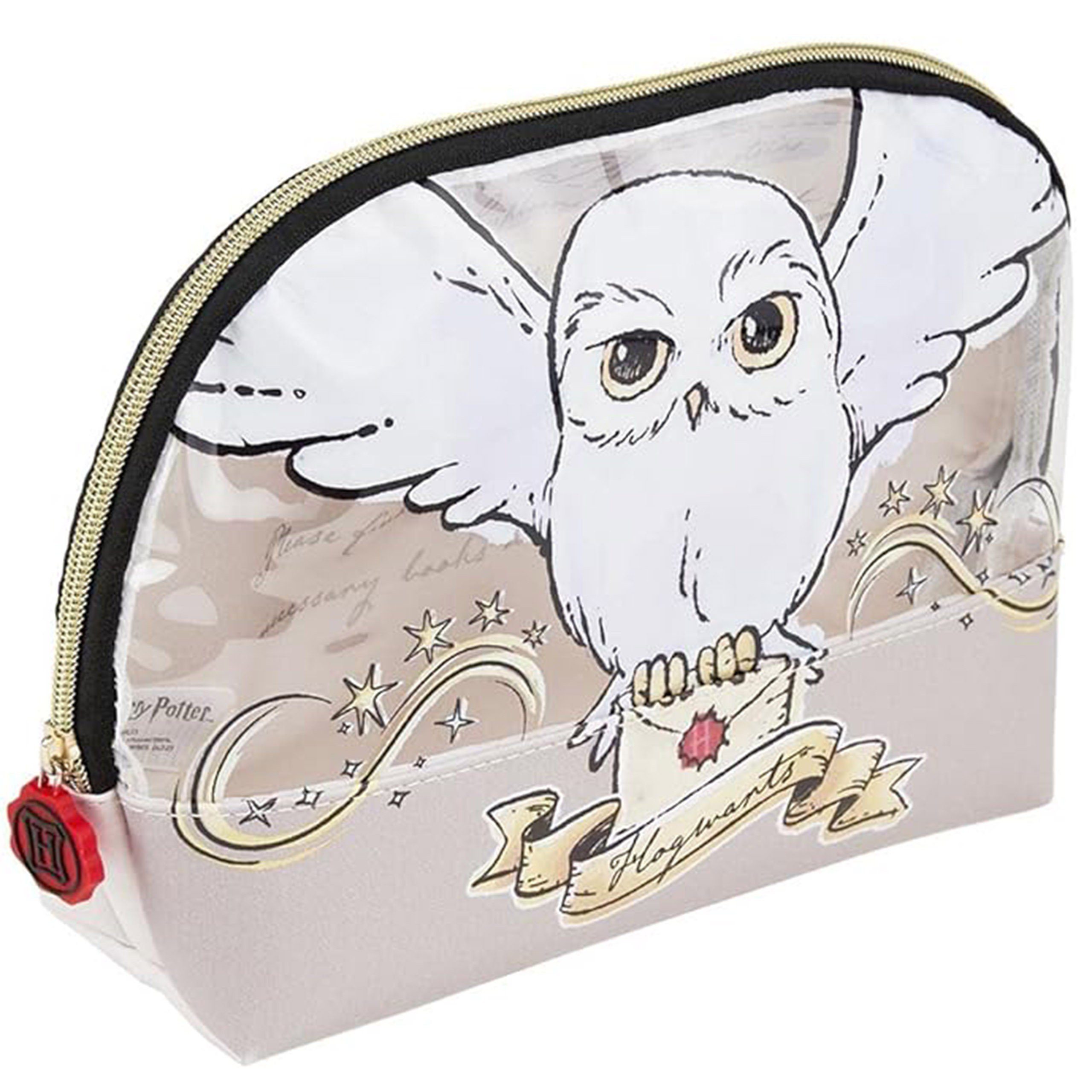 Sarcia.eu Kosmetiktasche Harry Potter Hedwig - Beige, geräumige Kosmetiktasche