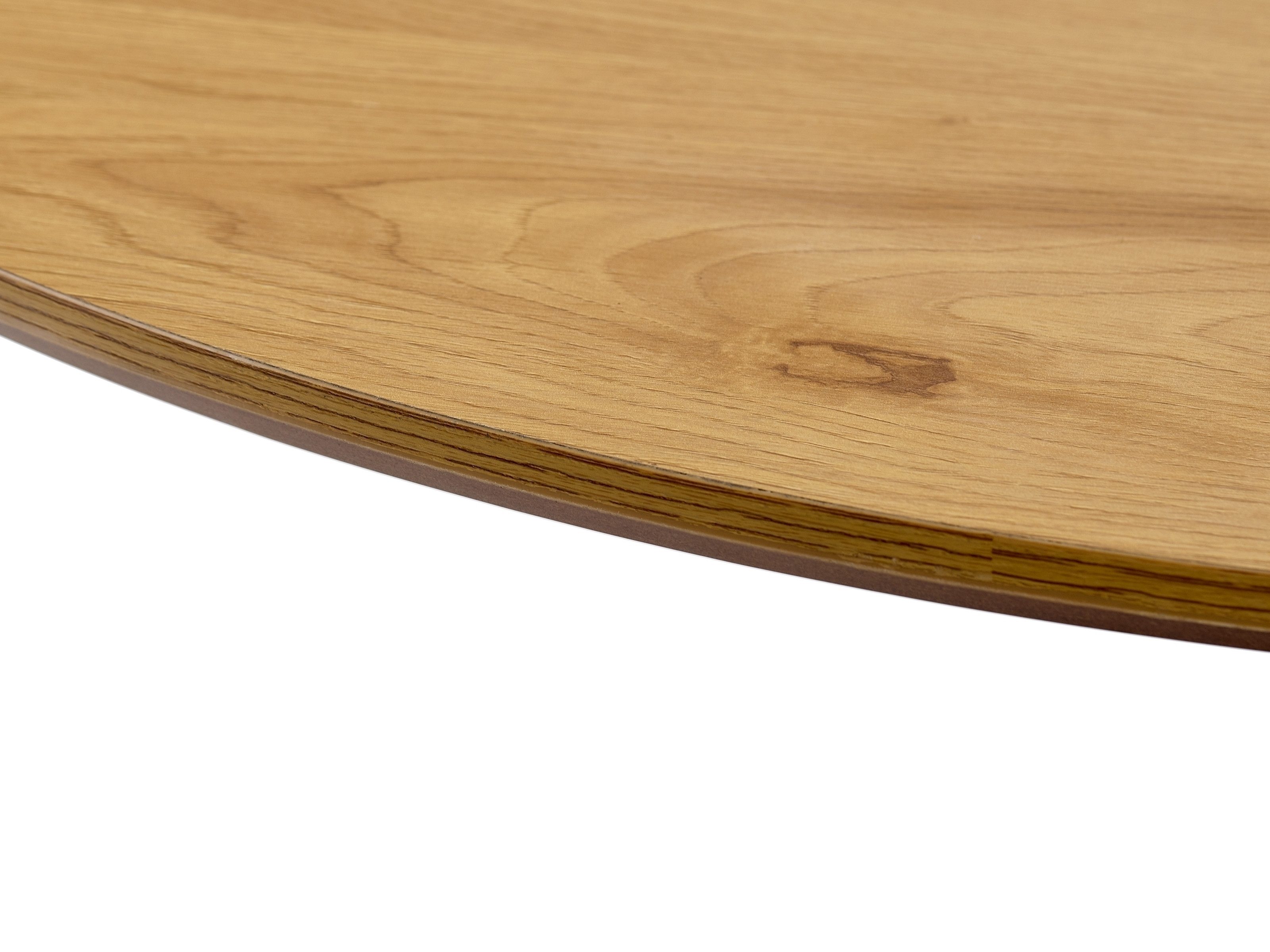 freiraum Esstisch CESURA, Eiche MDF mit Melamin, Metall schwarz - 73,5x100cm (HxD)
