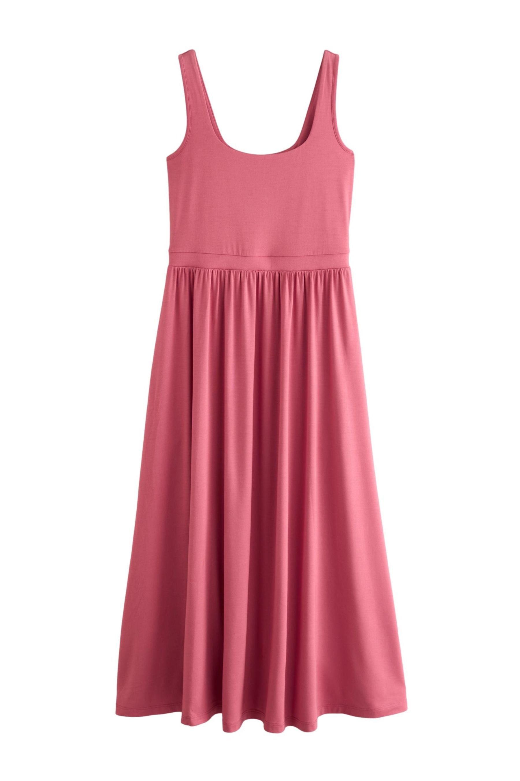 NEXT Sommerkleid Sommerliches, tailliertes Jersey-Kleid 1-tlg mehr
