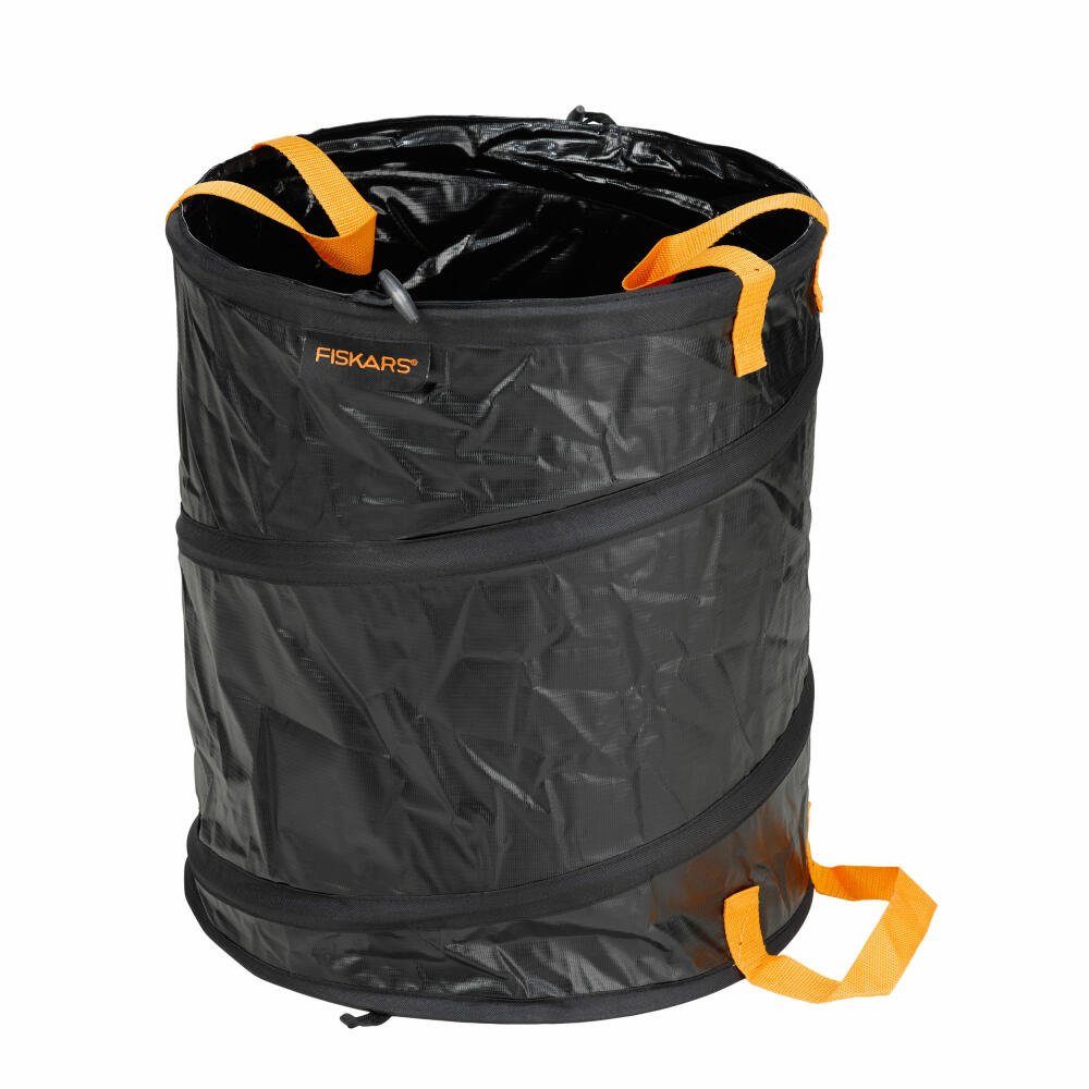 Fiskars Gartensack Solid PopUp 56 L, für Laub, Gartenabfälle, 56 l