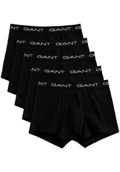 Gant Боксерские мужские трусы, боксерки TRUNK 5-PACK (Packung, 5-St., 5) mit elastischem GANT-Logobund