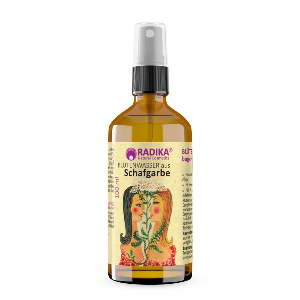 BIOHERBA R Pflege-Set Bioherba Blütenwasser aus Schafgarbe Flower Distillate Hydrolat 100 ml, 1-tlg.