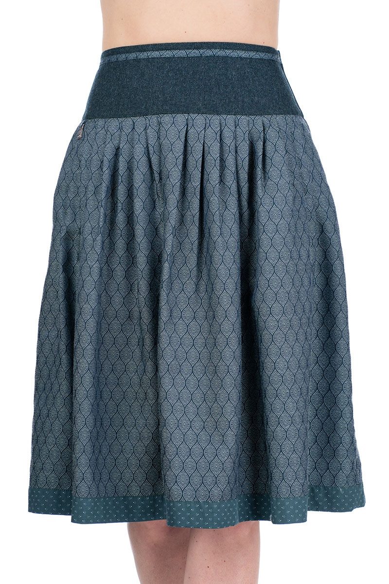 Hammerschmid Trachtenrock Trachtenrock - FREISING - petrol gemustert günstig online kaufen