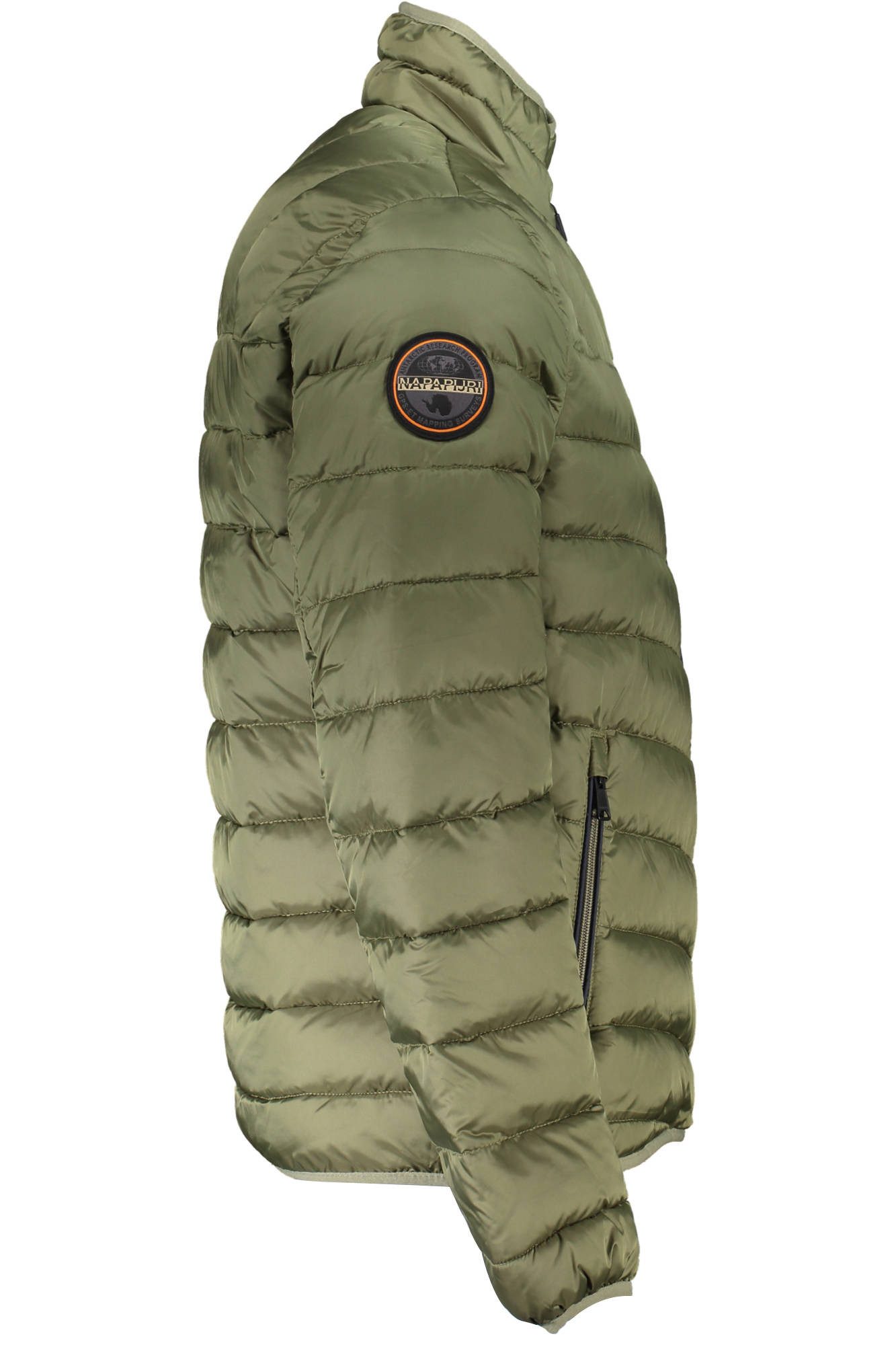 Napapijri Outdoorjacke Grüne Herrenjacke mit Logo und vielen Taschen für optimalen Komfort