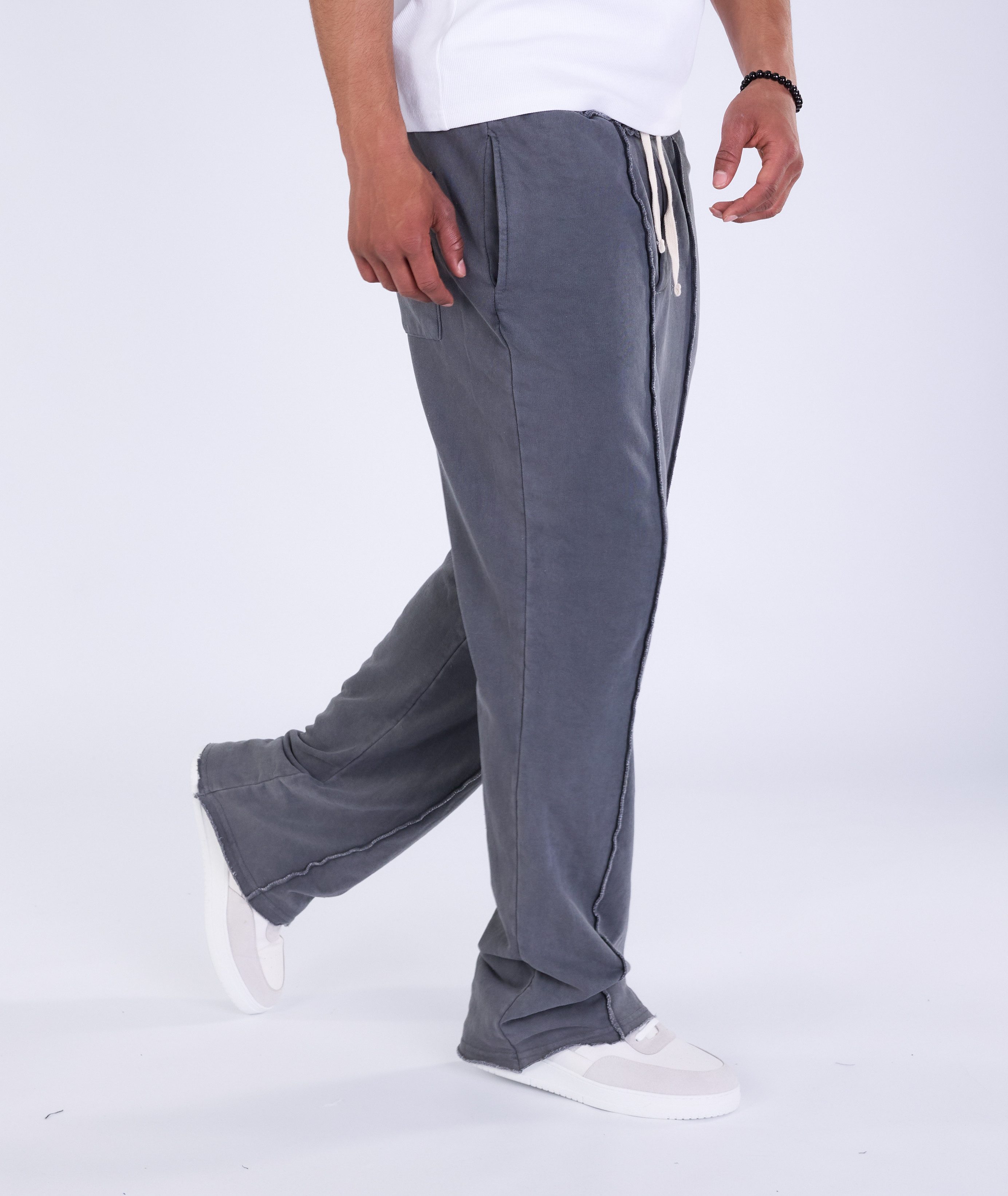 Denim Distriqt Jogginghose Herren Baggy Jogginghose gebatikt Schwarz M günstig online kaufen