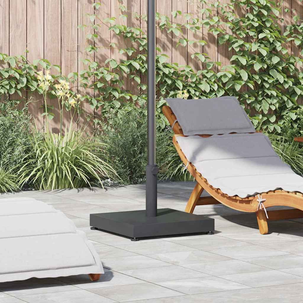vidaXL Schirmhalter Sonnenschirmständer Dunkelgrau 45 x 45 x 31,5 cm, 1 tlg.