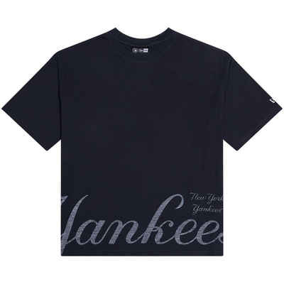 New Era Print-Shirt Oversized WASHED New York Yankees