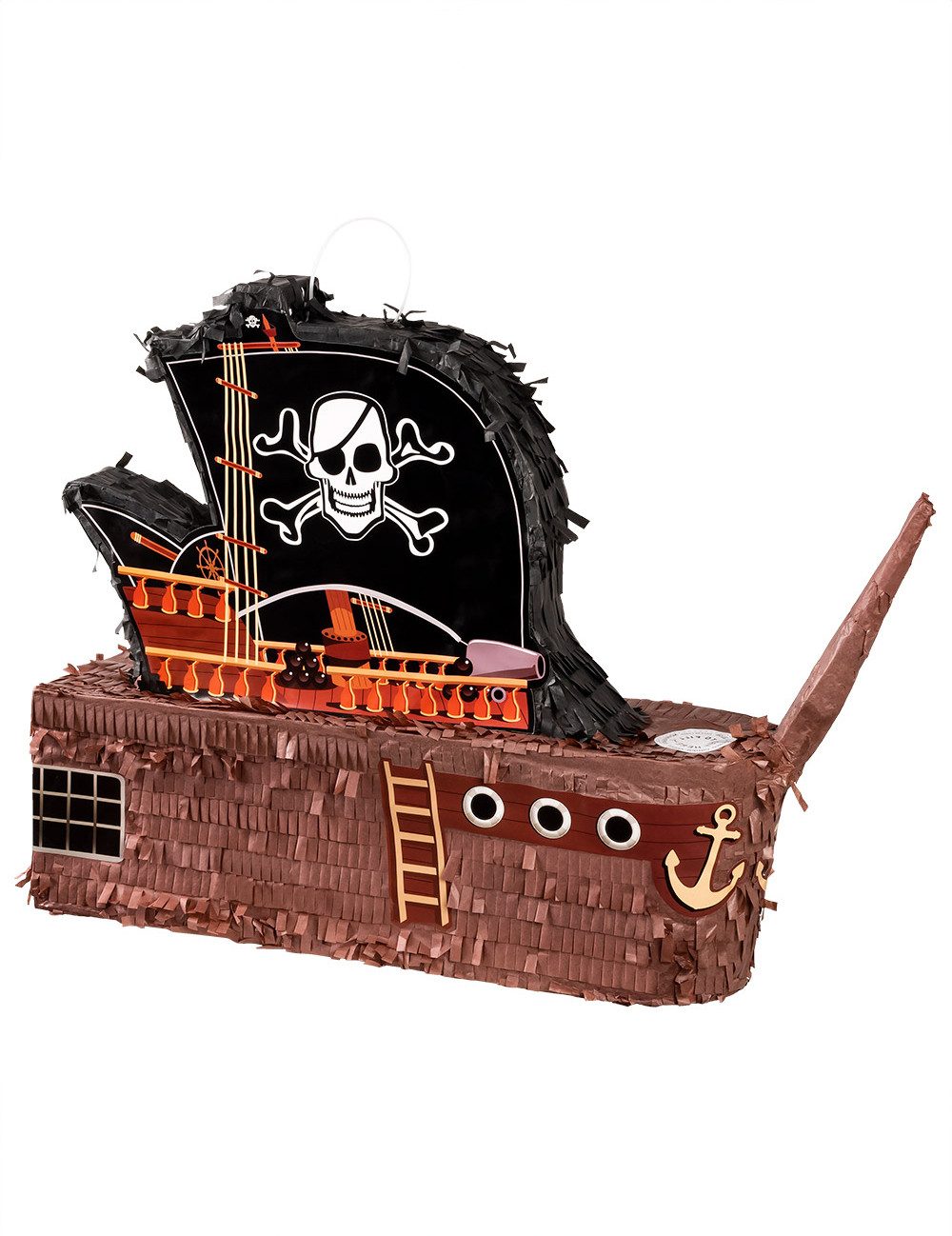 Boland Kostüm Piñata Schiff Piraten bunt