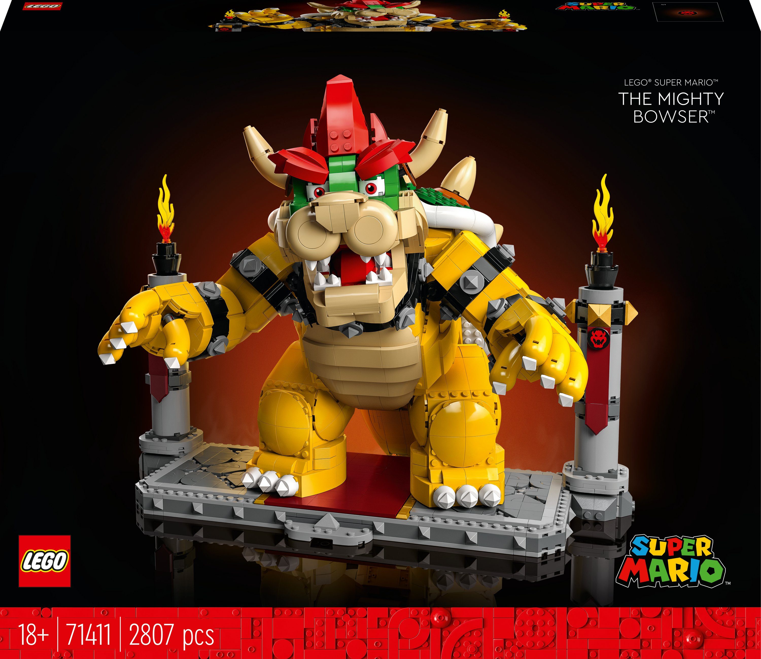 LEGO® LEGO Der mächtige Bowser Konstruktionsspielsteine
