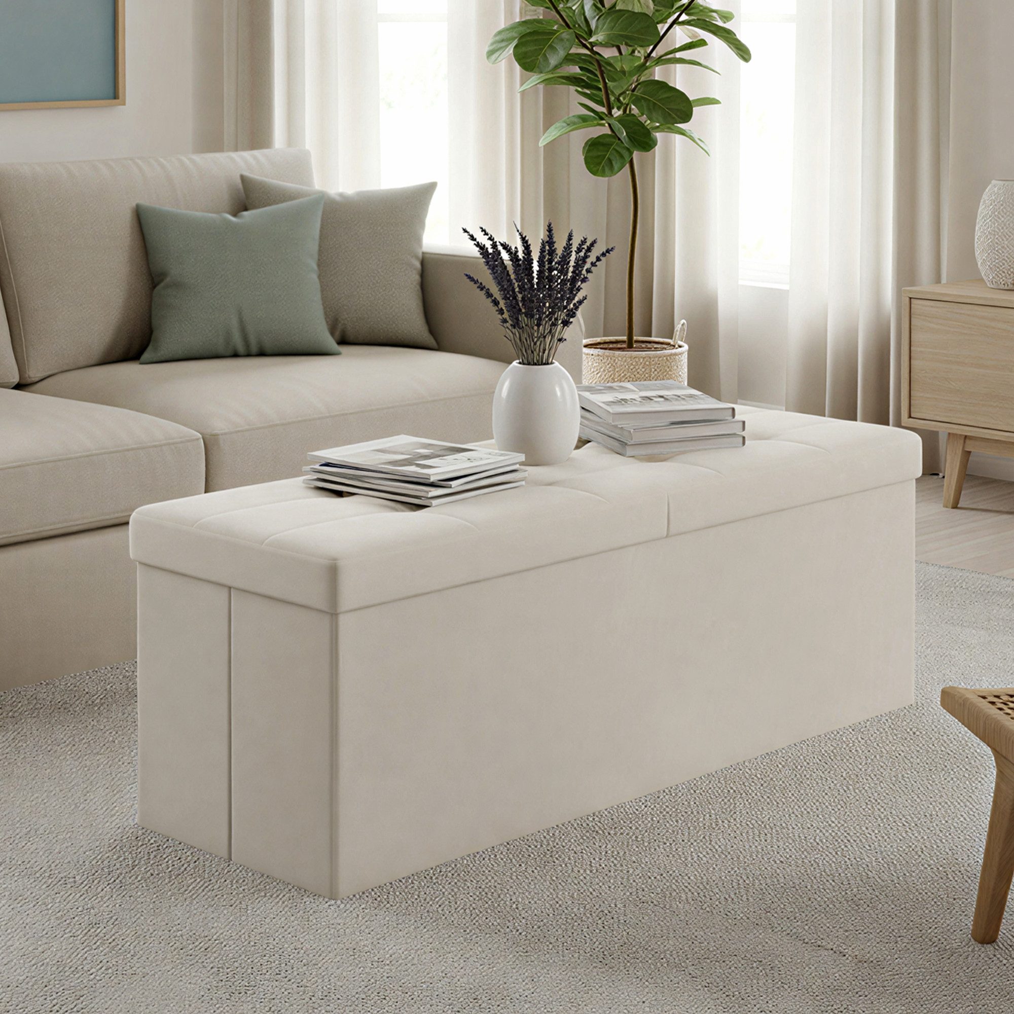 SONGMICS Sitzbank, Sitztruhe mit Deckel, für Eingangsbereich, Aufbewahrungs günstig online kaufen