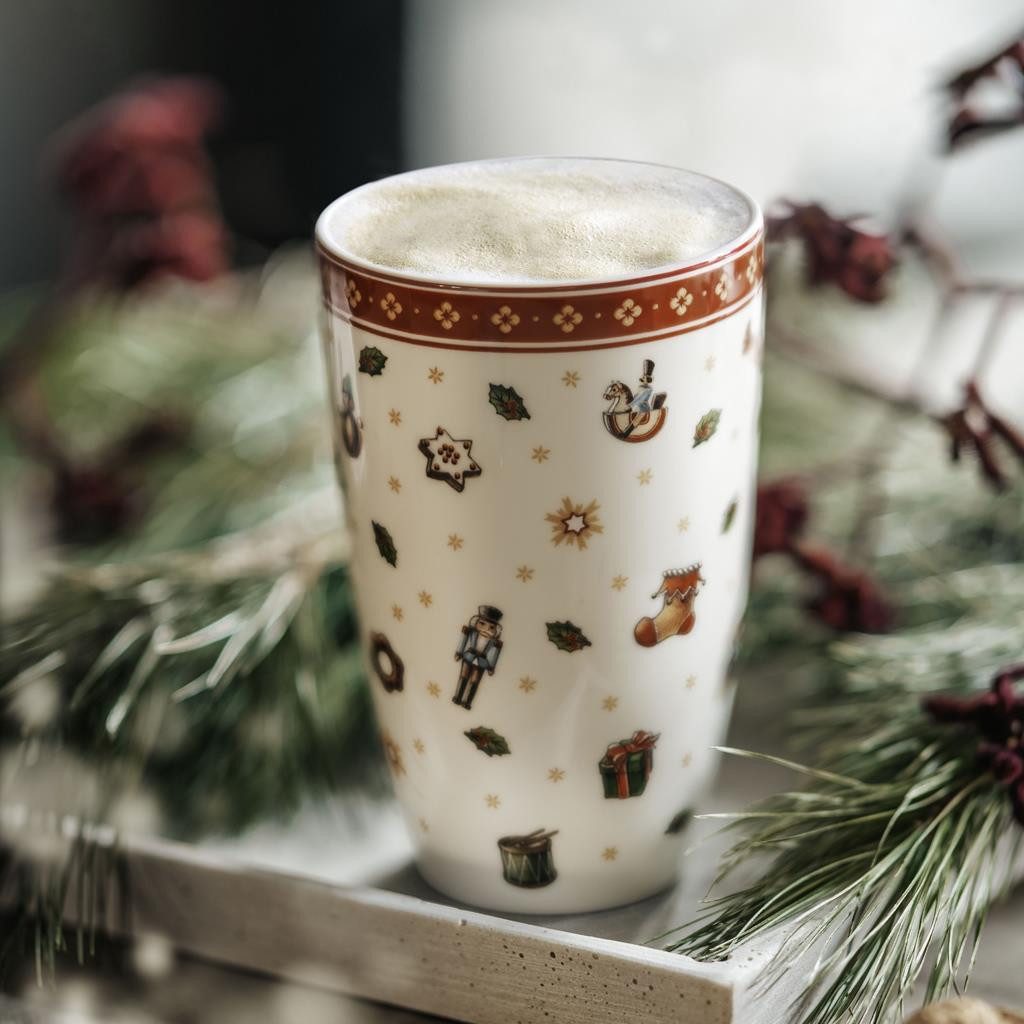 Villeroy & Boch Thermobecher Toy's Delight Coffee To Go Becher 350 ml 6er Set, 6-tlg., Porzellan