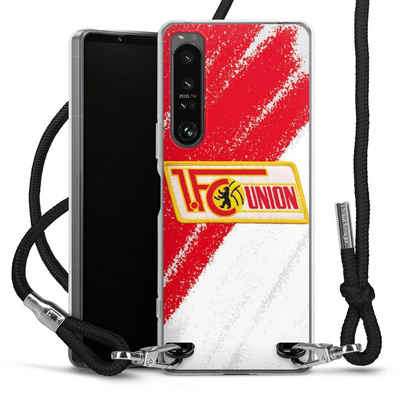 DeinDesign Handyhülle Offizielles Lizenzprodukt 1. FC Union Berlin Logo, Sony Xperia 1 IV Handykette Hülle mit Band Case zum Umhängen