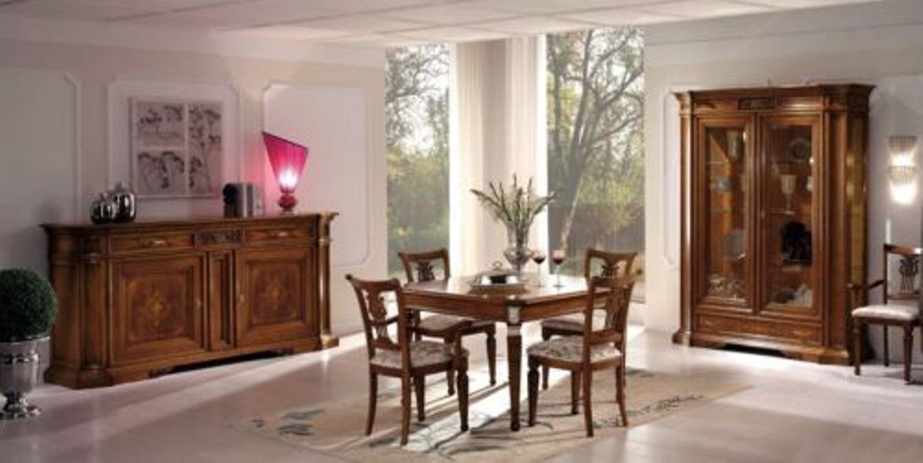Luxus Esstisch, Holz Tische Esstisch Tisch Esszimmer JVmoebel Ausziehbarer Modern